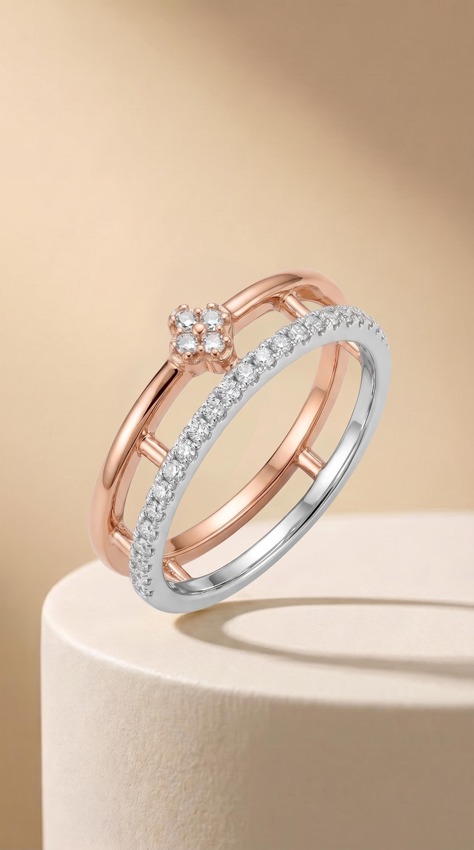 Blossoming Parallel Paths ring