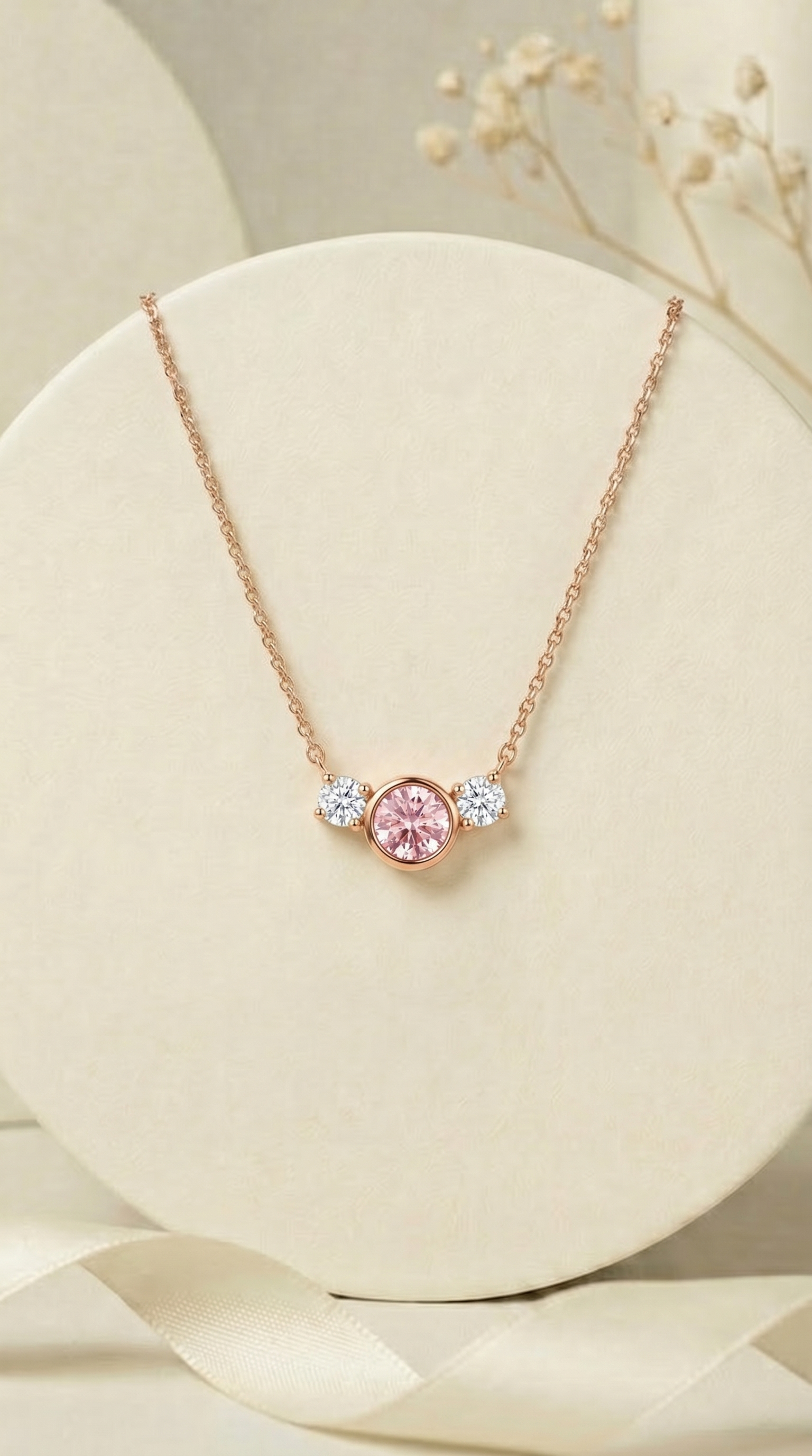 A Pink Tale Necklace