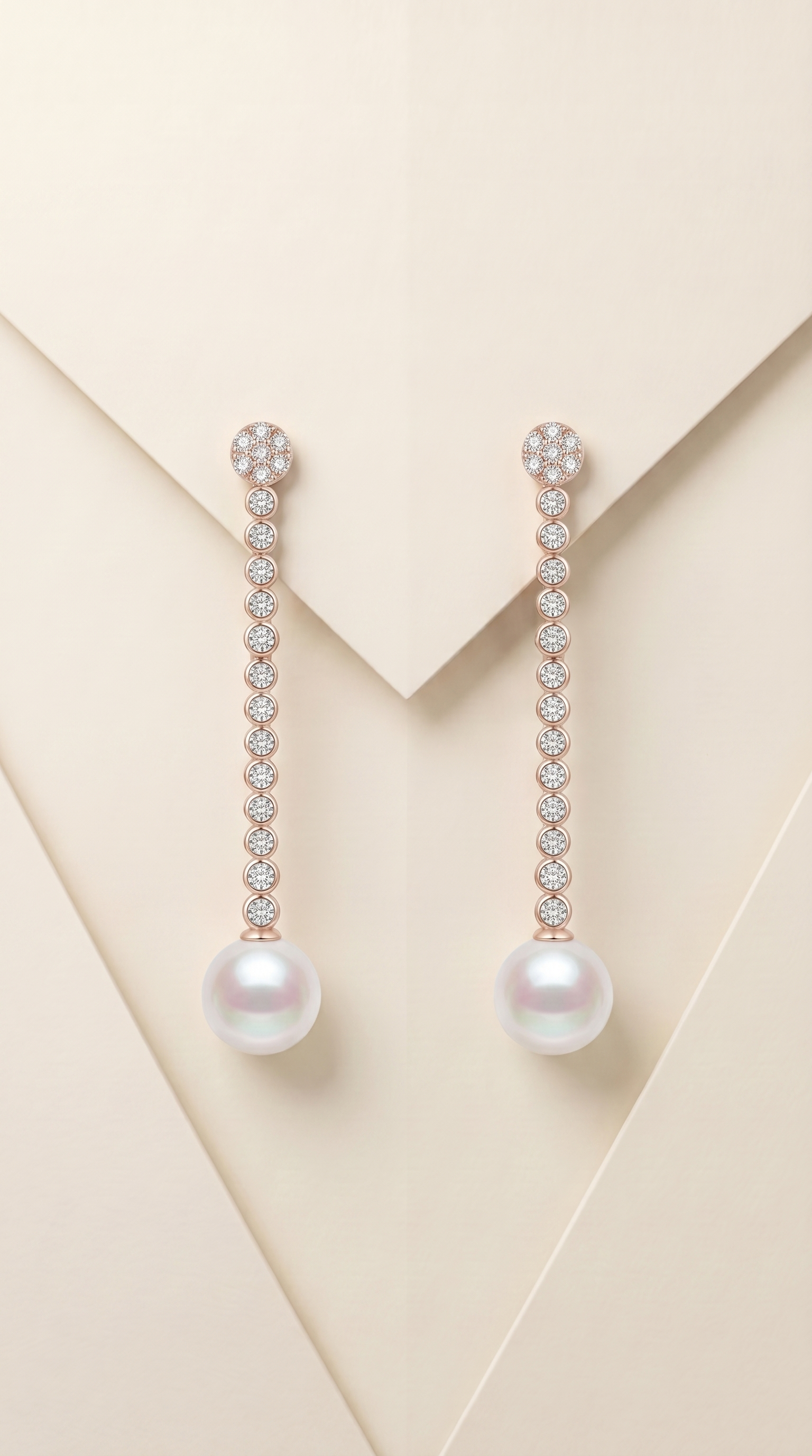 Pearl Drop Statement Earrings
