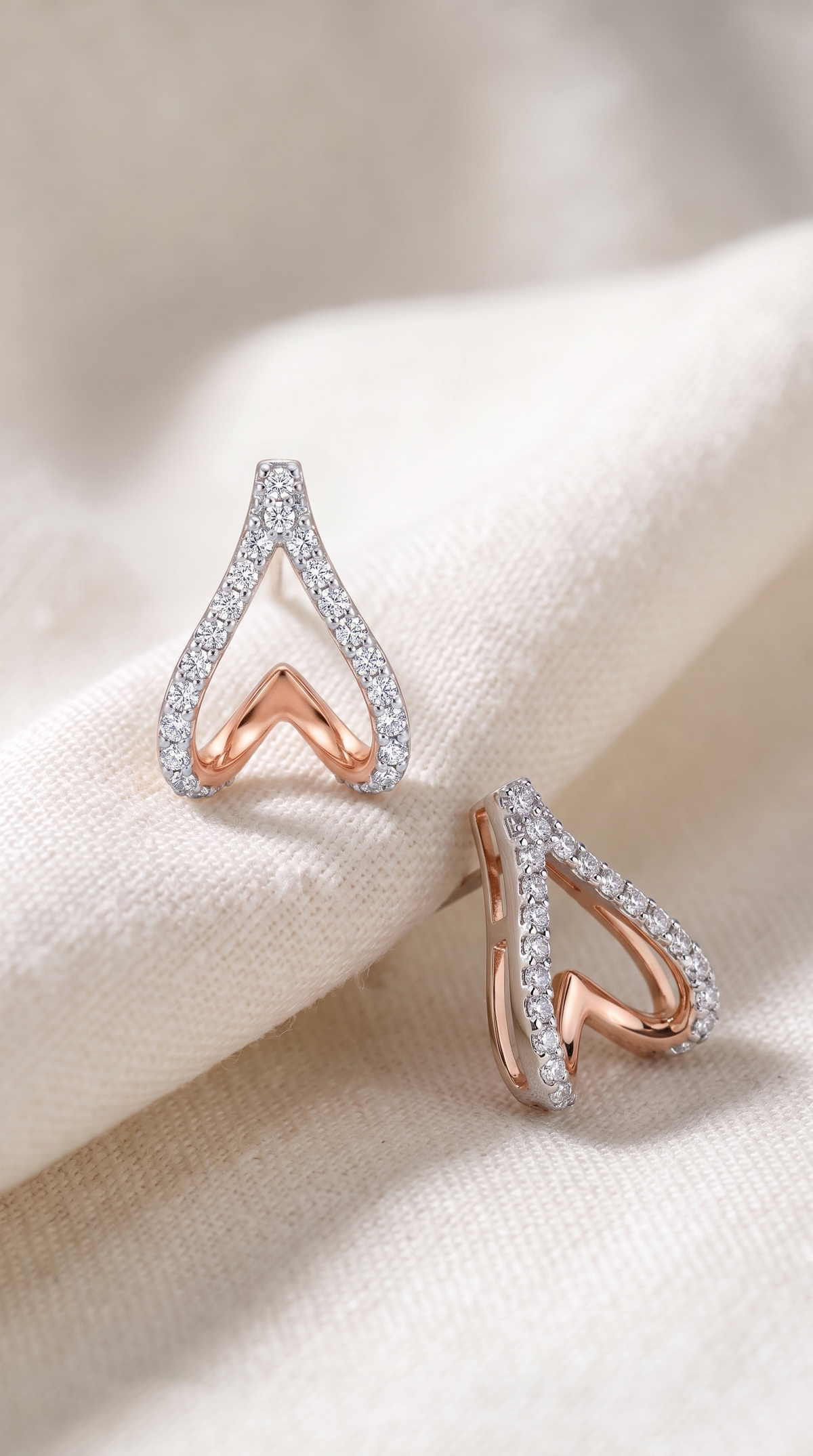 Hearts Intertwined Studs