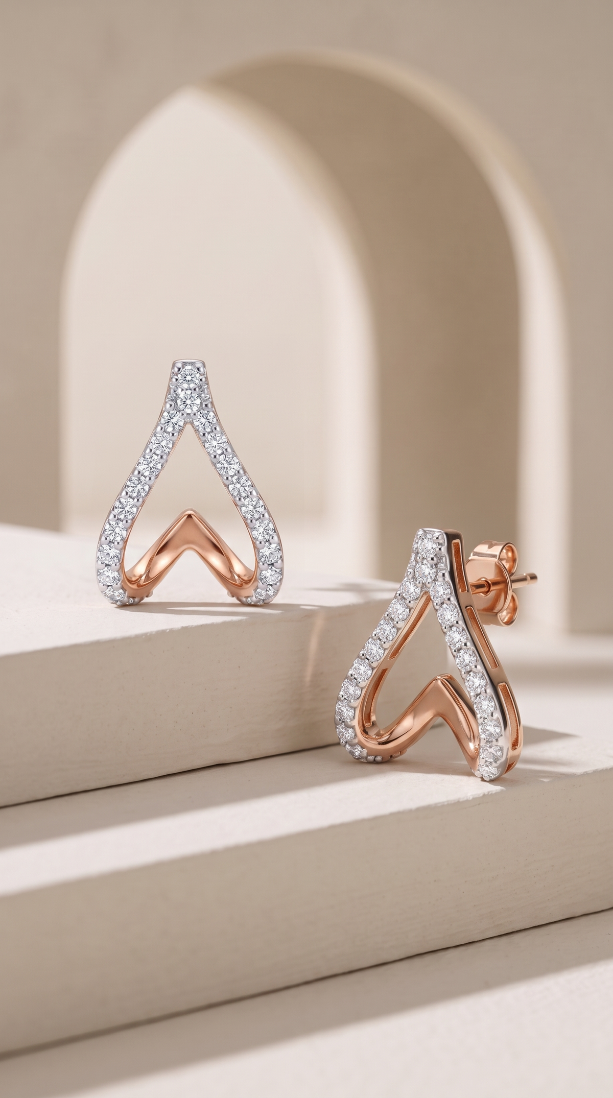 Hearts Intertwined Studs
