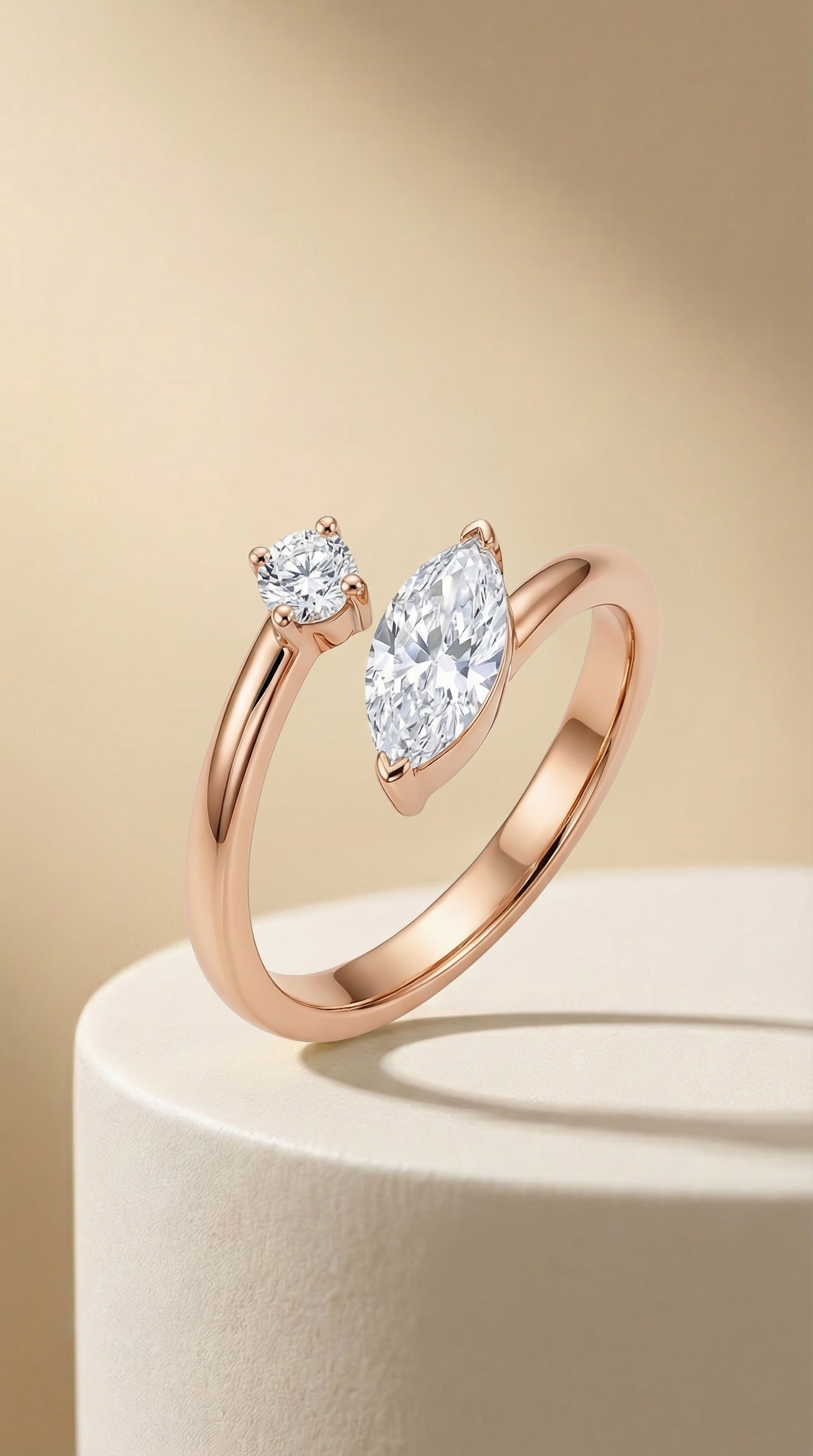You & Me Statement Ring