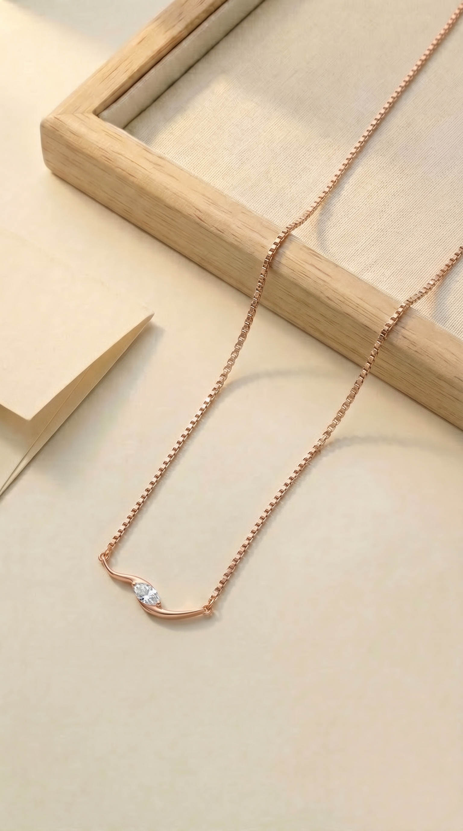 Diamond Wave Necklace