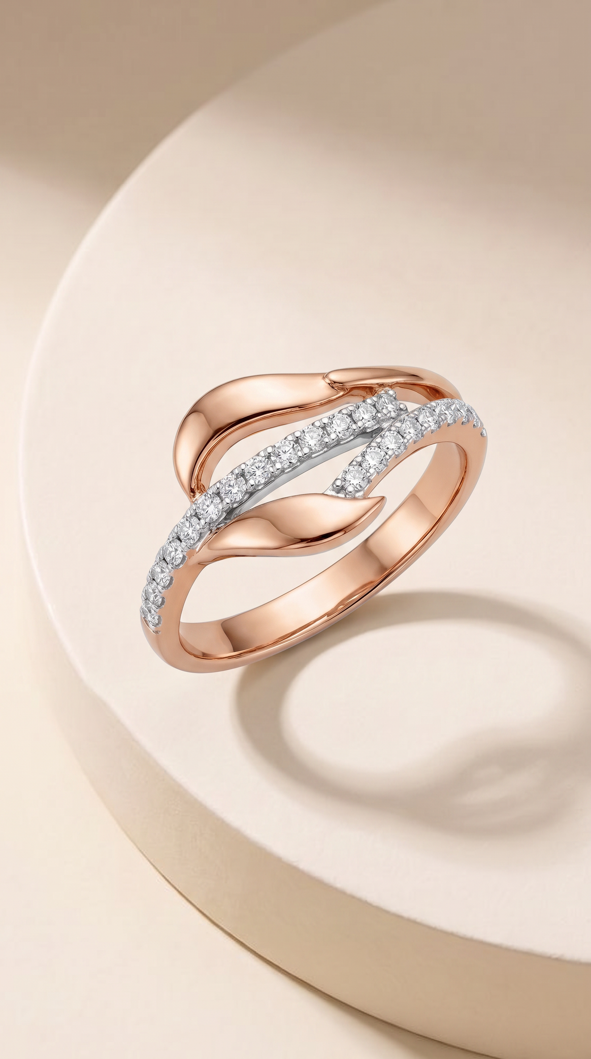 Whispering Rose Petal Ring