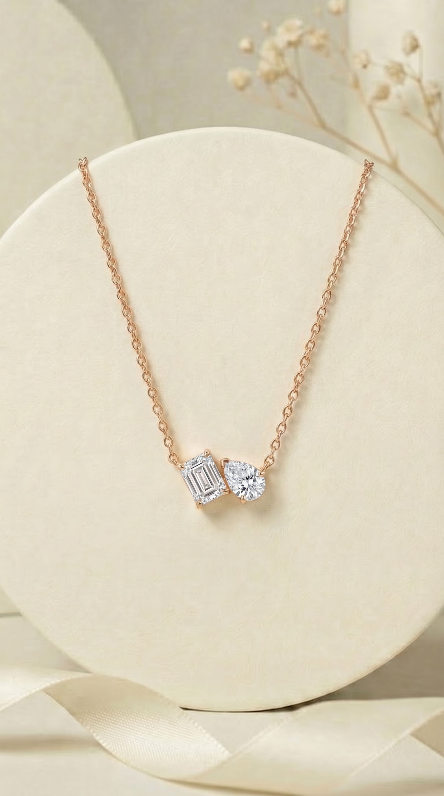 The Duo Cut Necklace