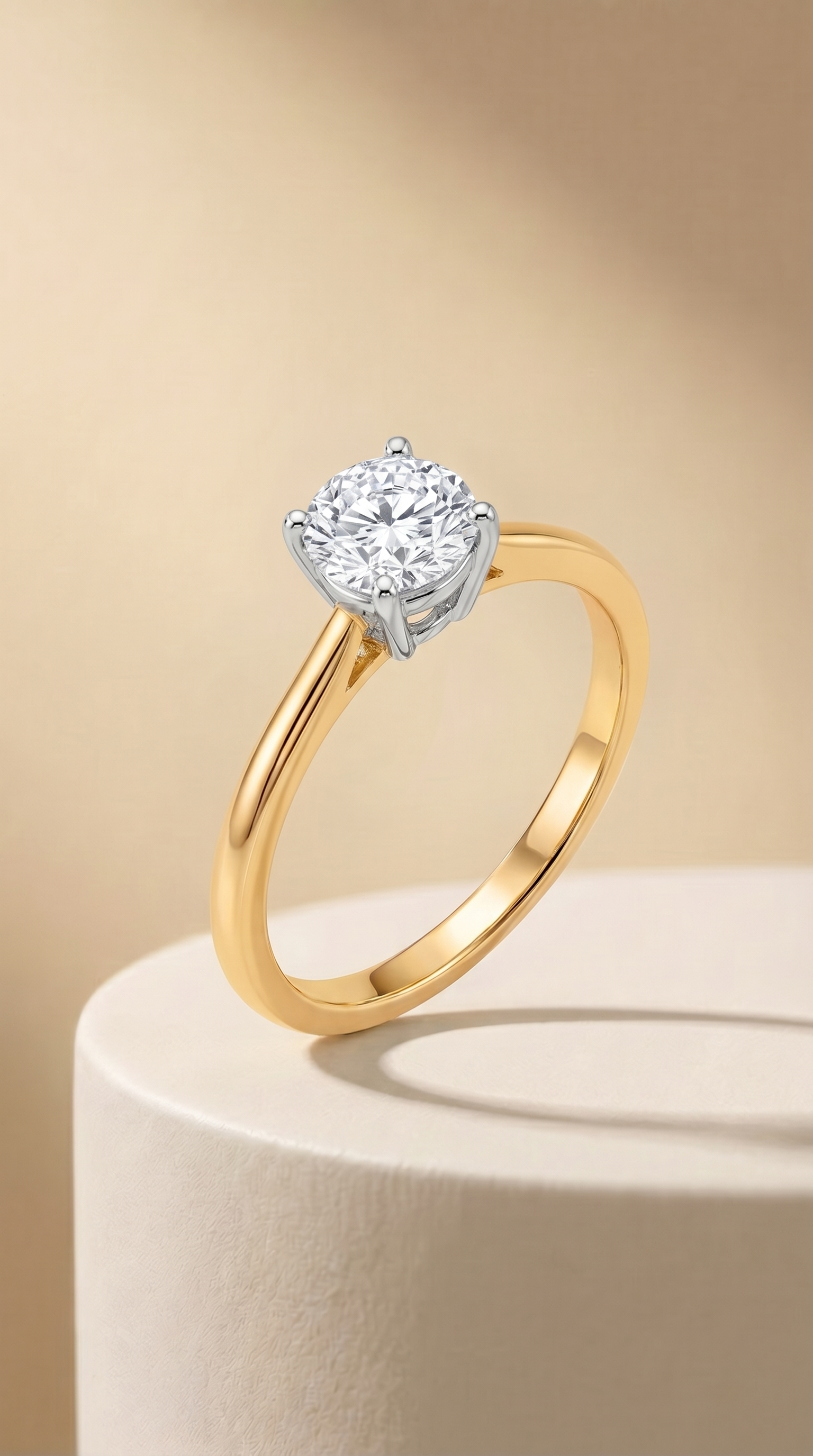 Golden Promise Solitaire Ring