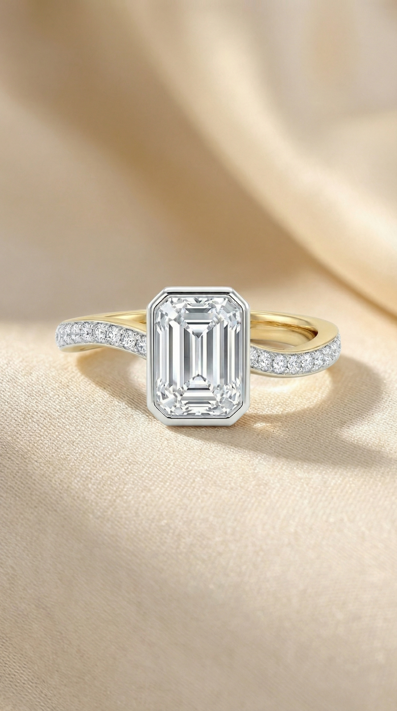 Classic Emerald Cut Solitaire Ring