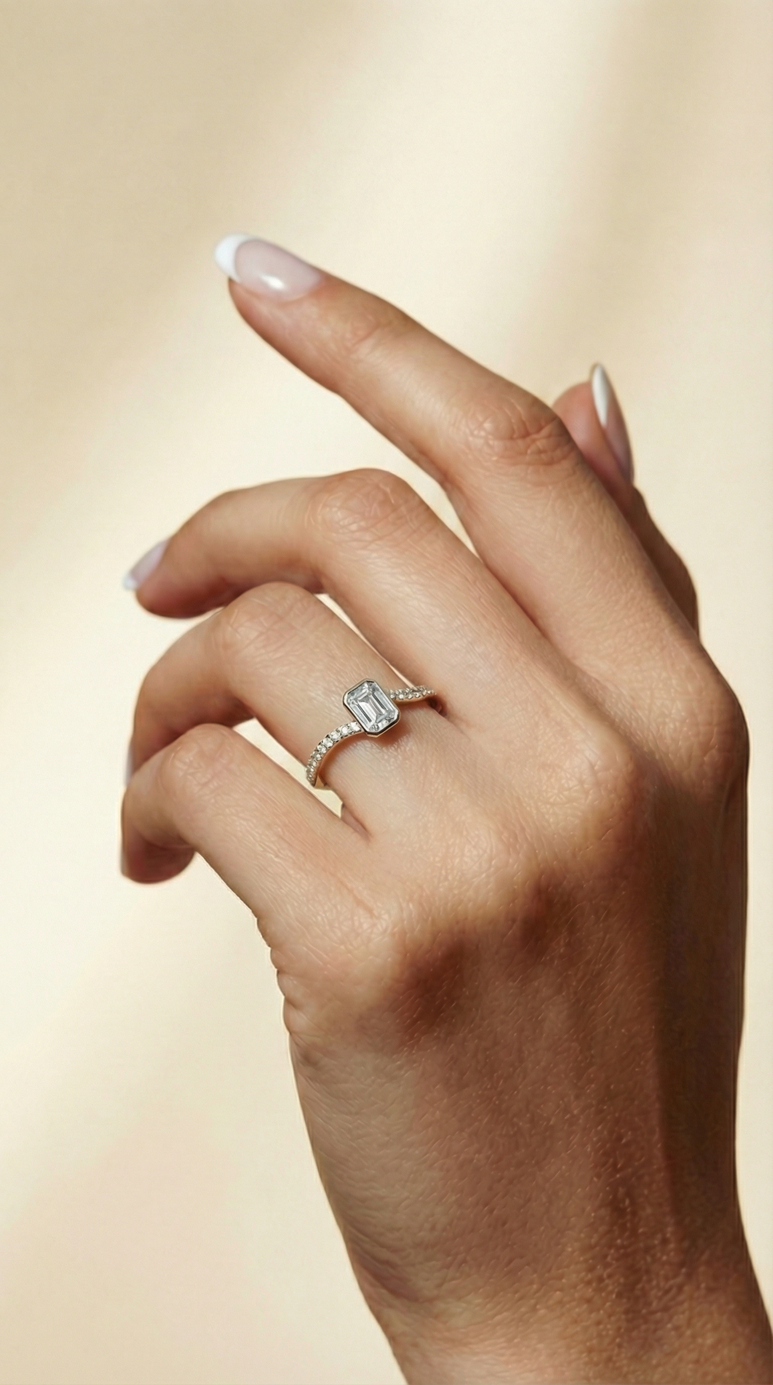 Classic Emerald Cut Solitaire Ring