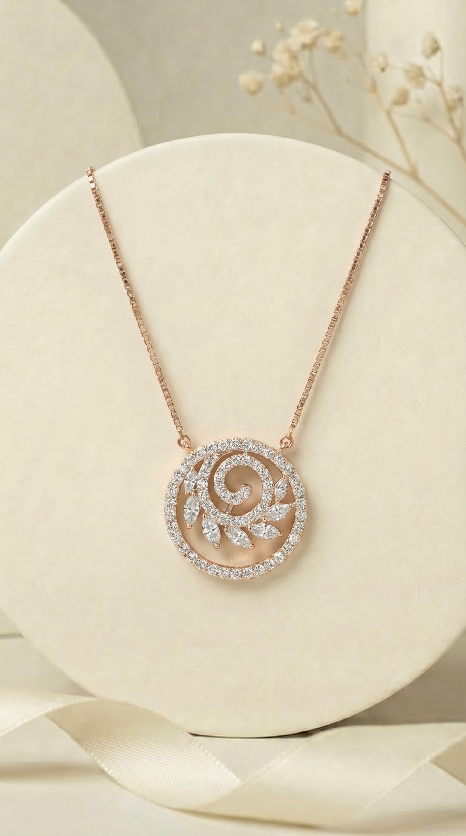 Floral Swirl Pendant