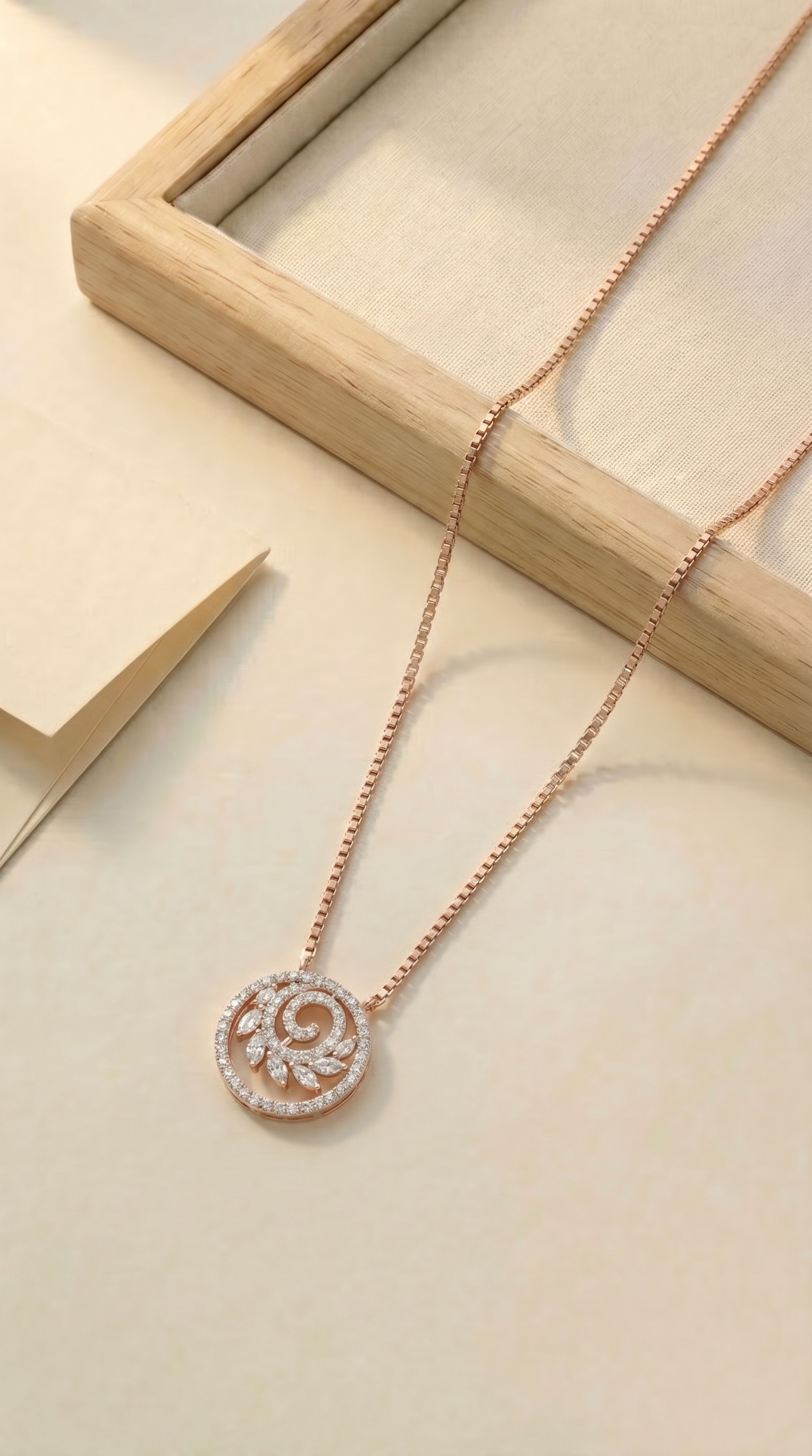 Floral Swirl Pendant