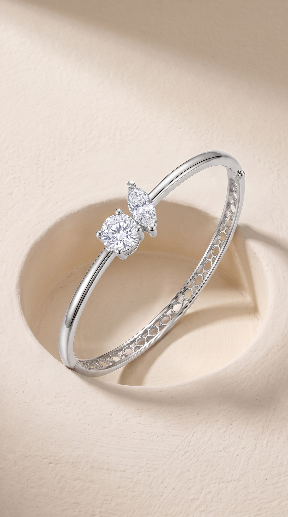 Two Souls One Heart Bangle