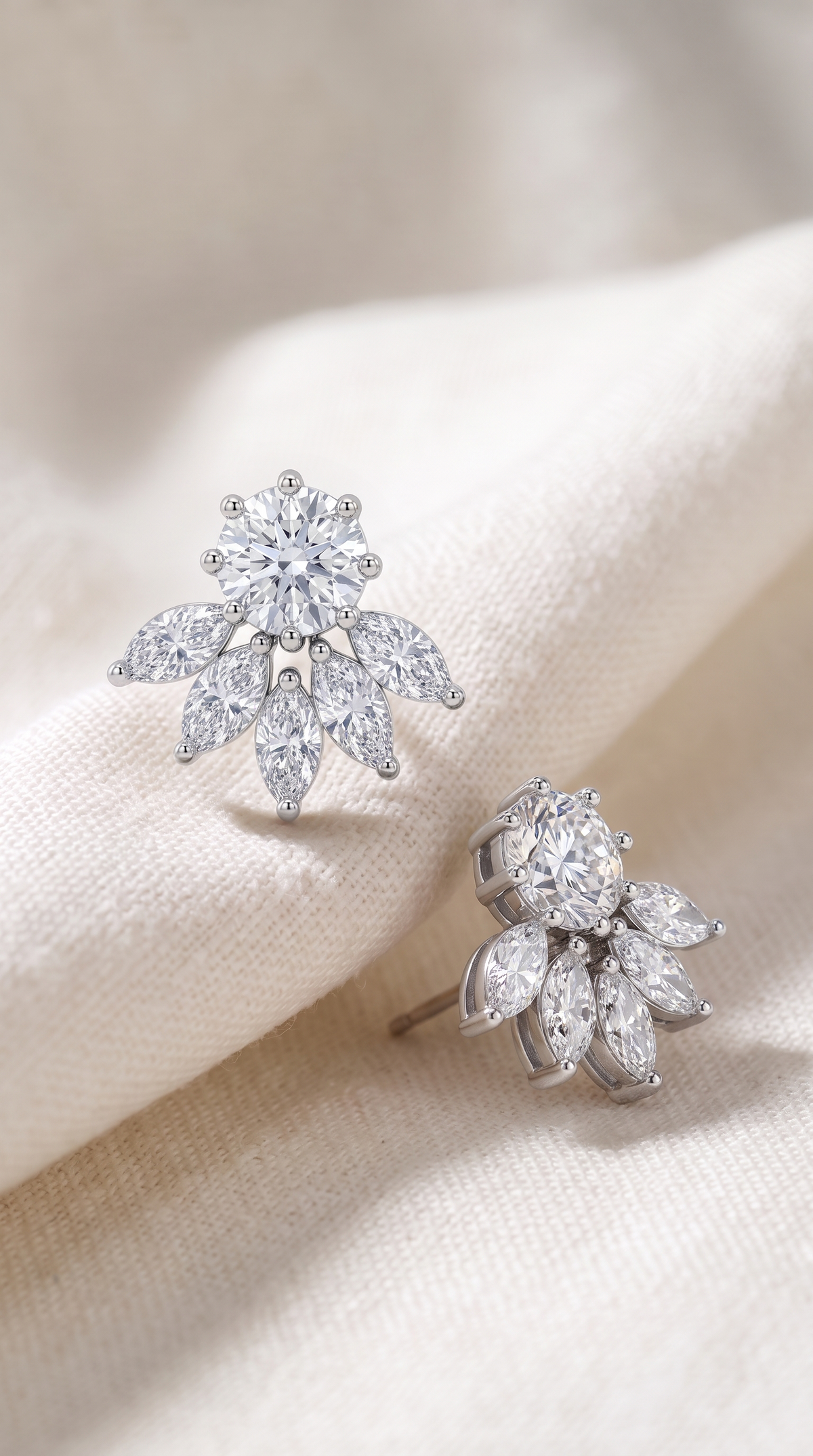Radiant Sunburst Bloom Studs