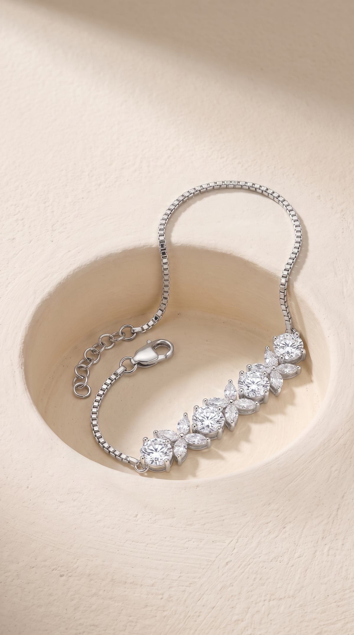 Starlight Blossom Charm Bracelet