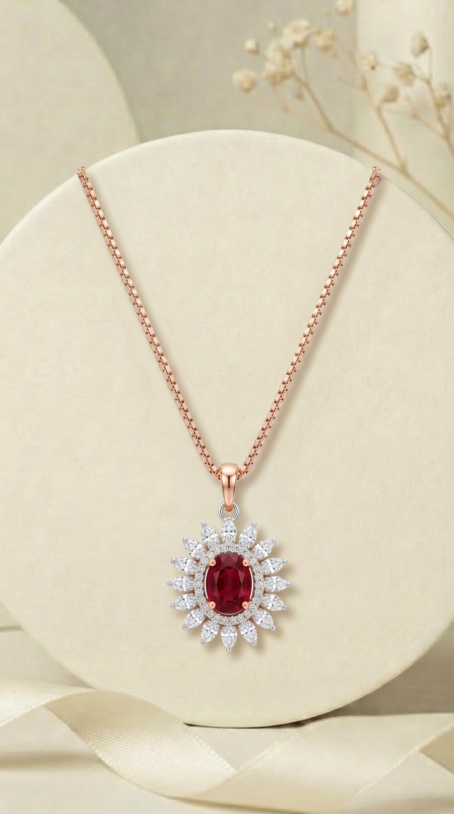 Majestic Ruby Necklace