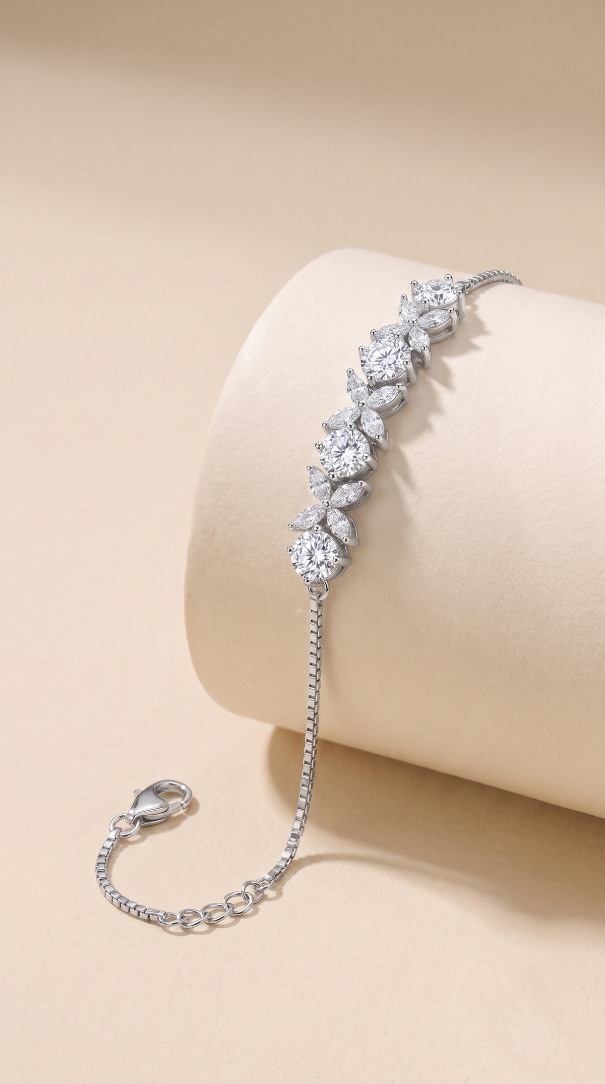 Starlight Blossom Charm Bracelet