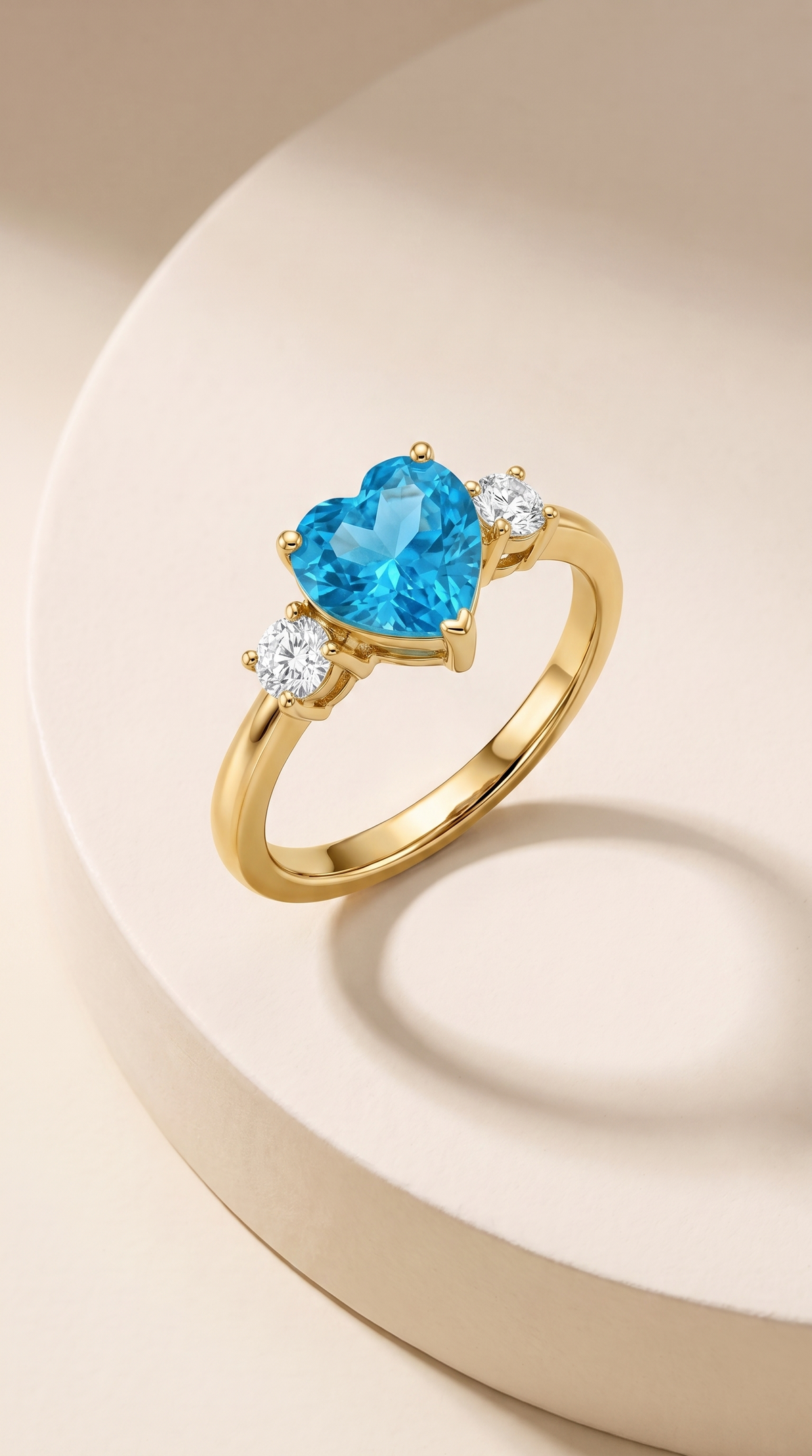 Ocean Heart Radiance Ring