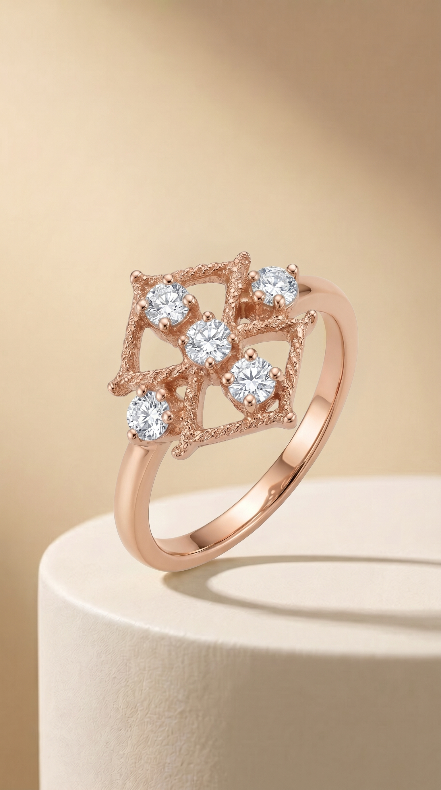 Celestial Compass Rose Ring