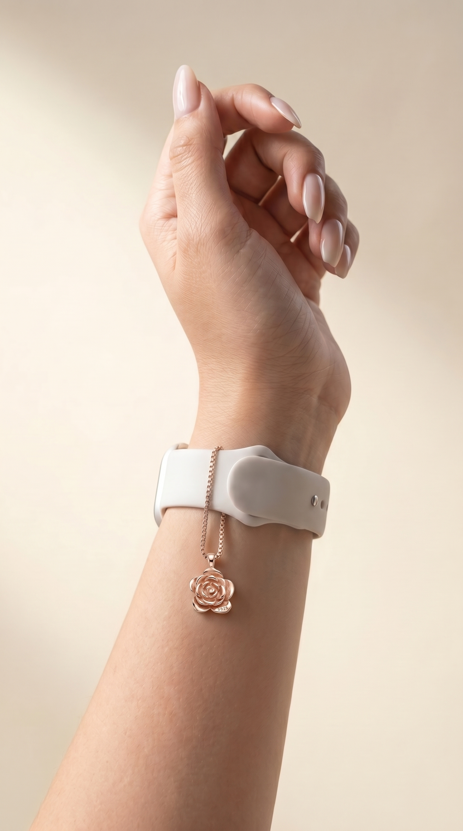 Bloomed Rose Devotion Watch Charm