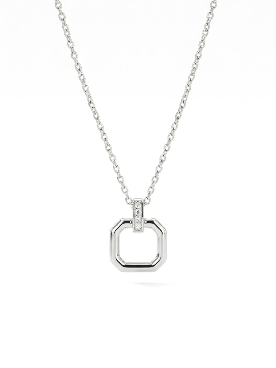 Square of Shine Necklace