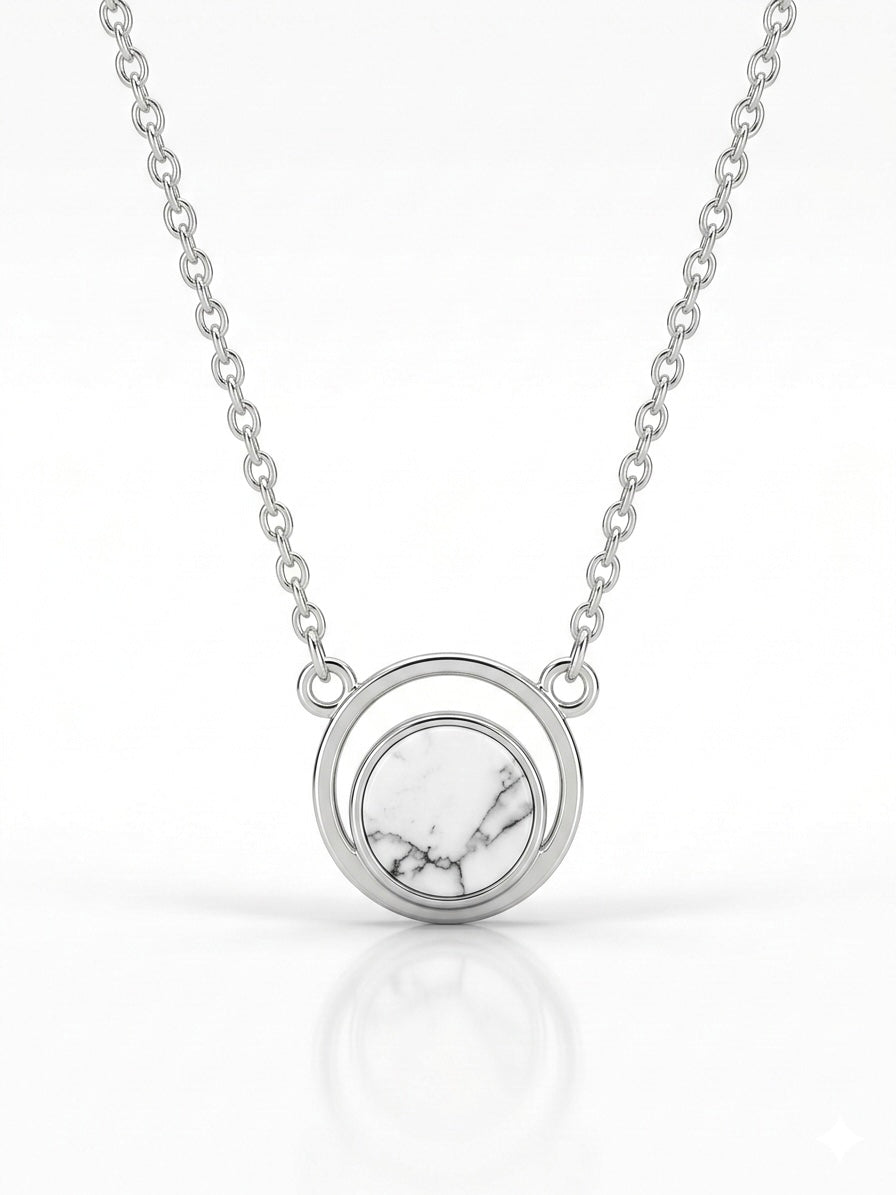Touch of Marble Necklace