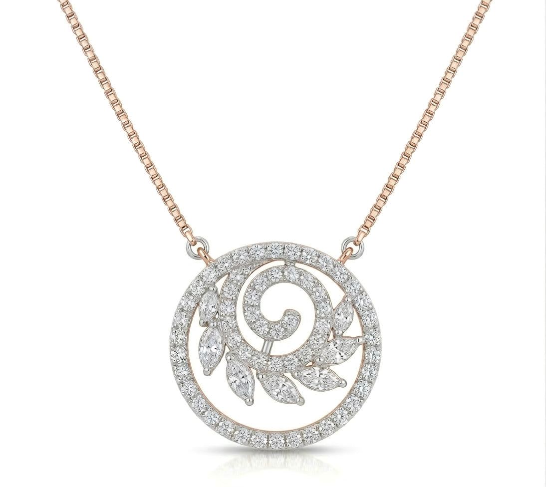 Floral Swirl Pendant