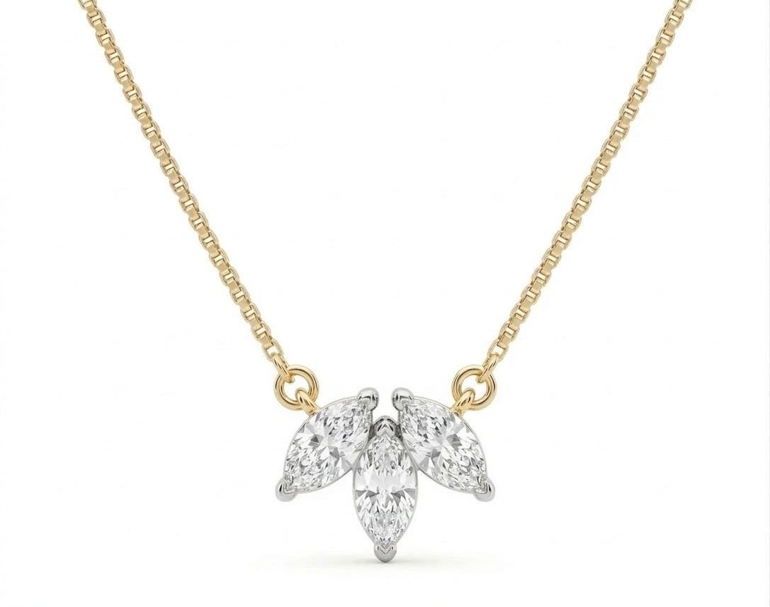 Petal Arc Necklace