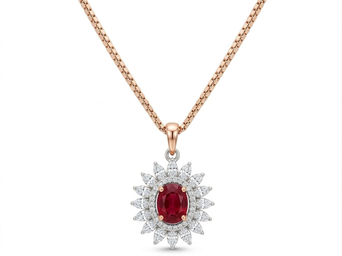 Majestic Ruby Necklace