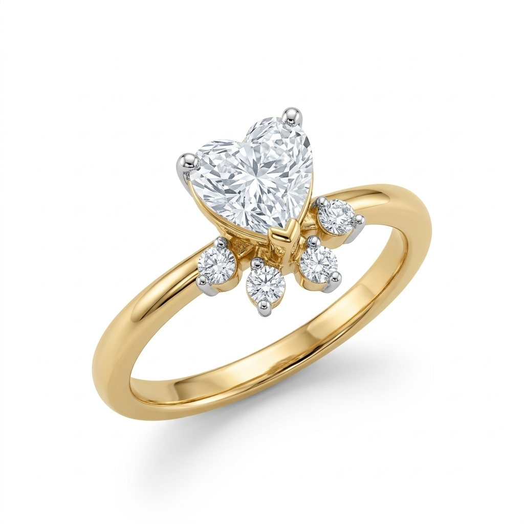 Queen Of Hearts Tiara Ring