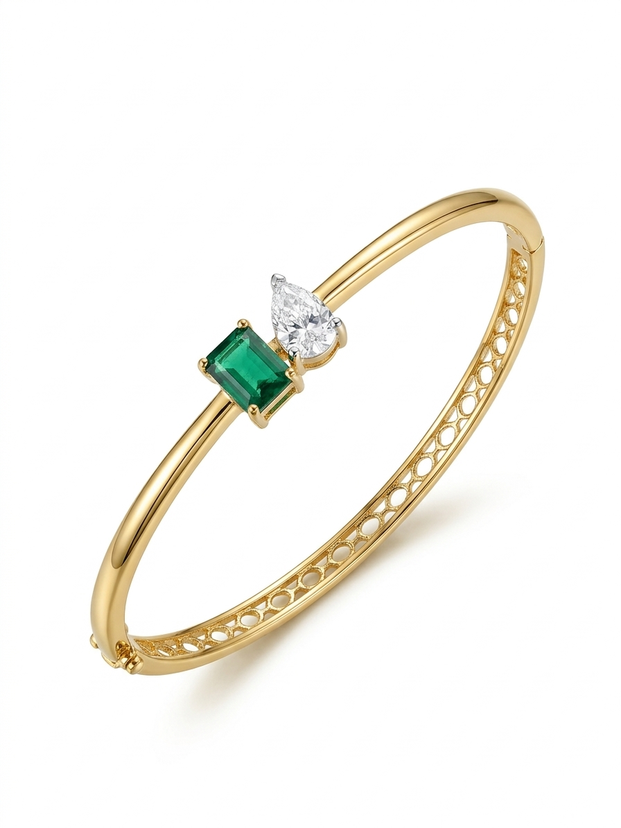 Everlasting Emerald Duo Bracelet