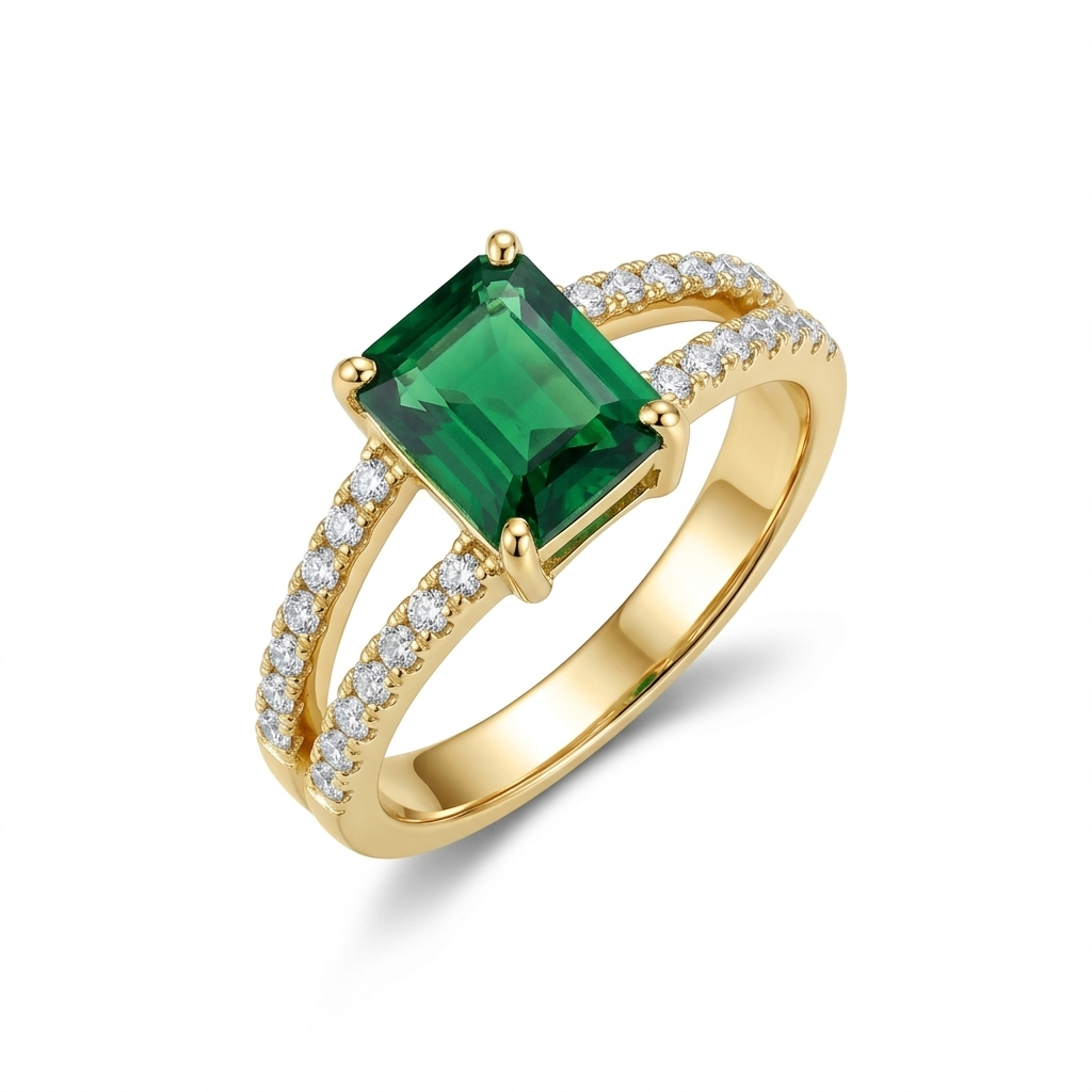 Emerald Empress Statement Ring