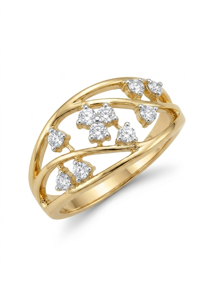 Starlight Vine Constellation Ring