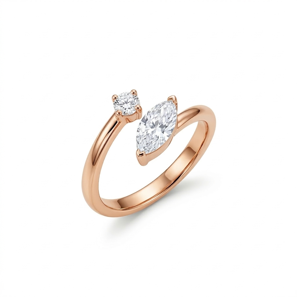 You & Me Statement Ring