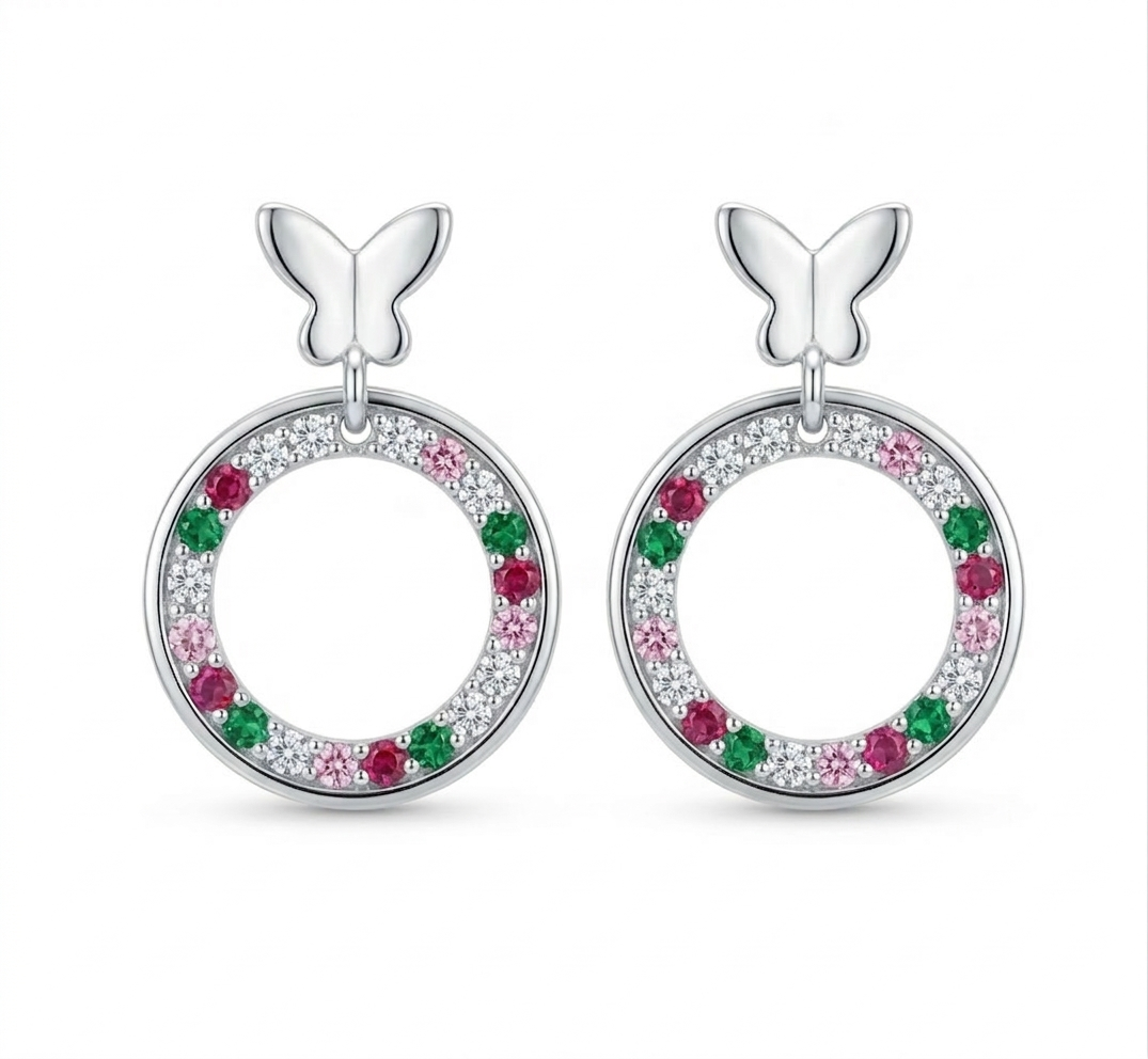 Flora & Fauna Hanging Earrings
