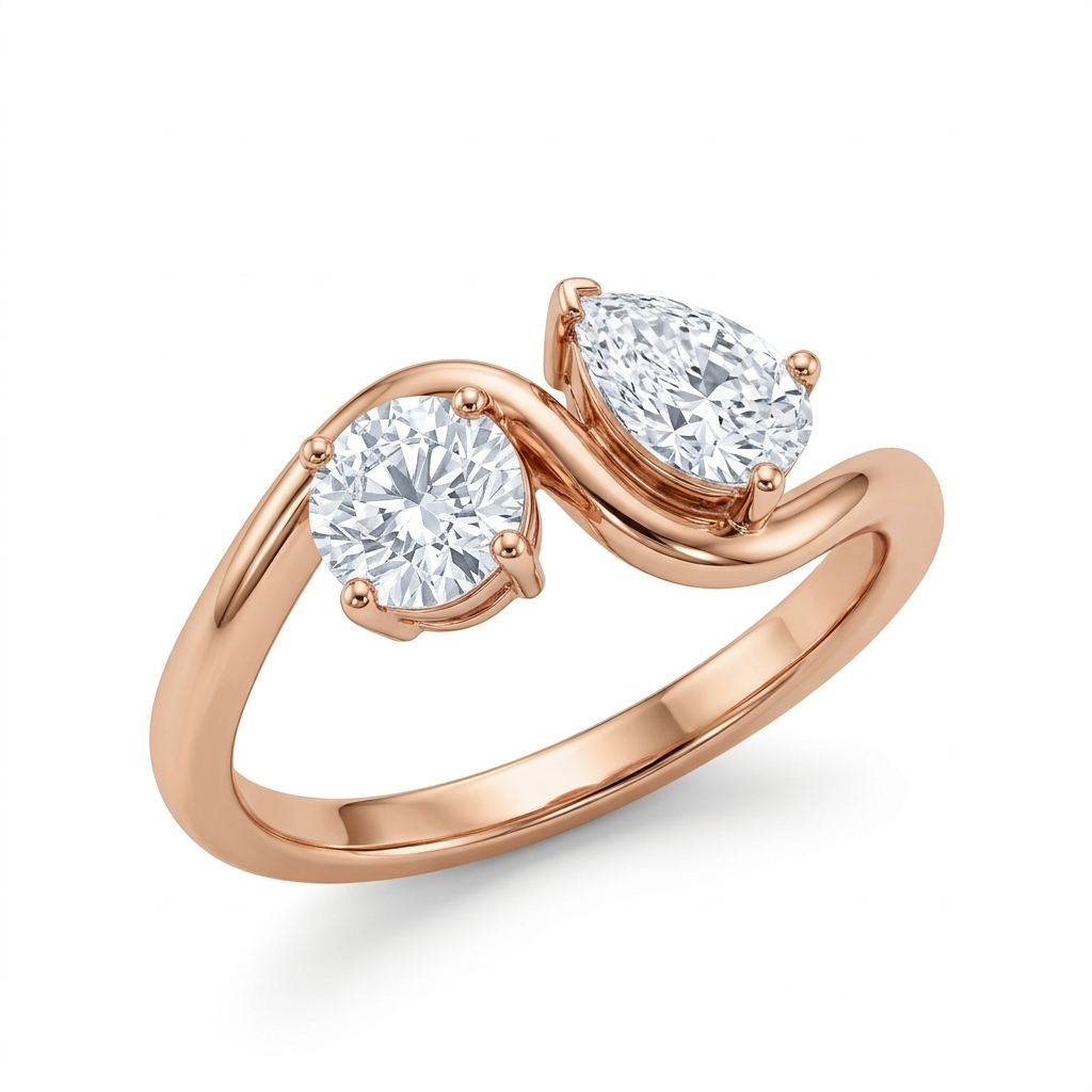 Serene Union Statement Ring