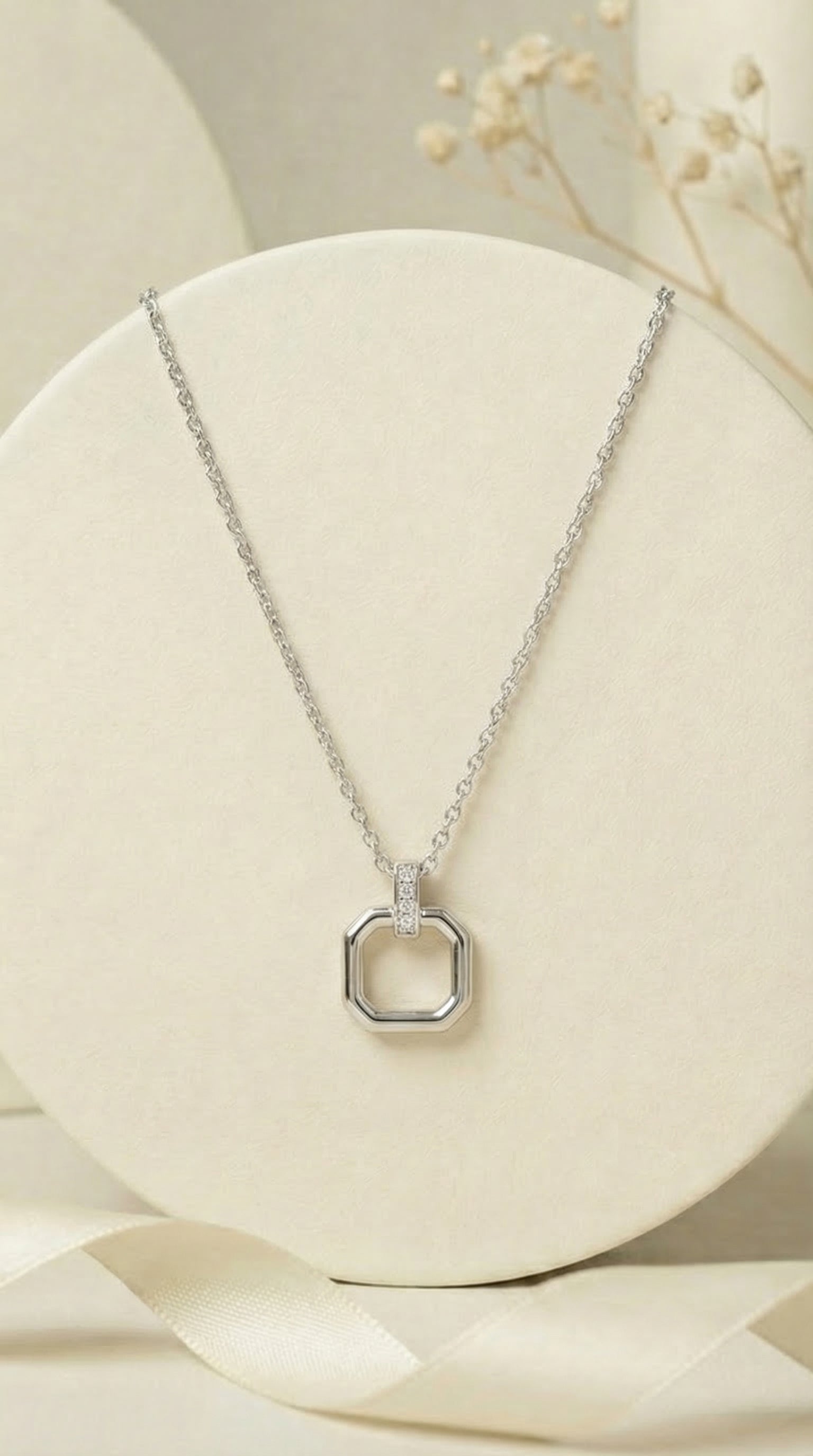 Square of Shine Necklace