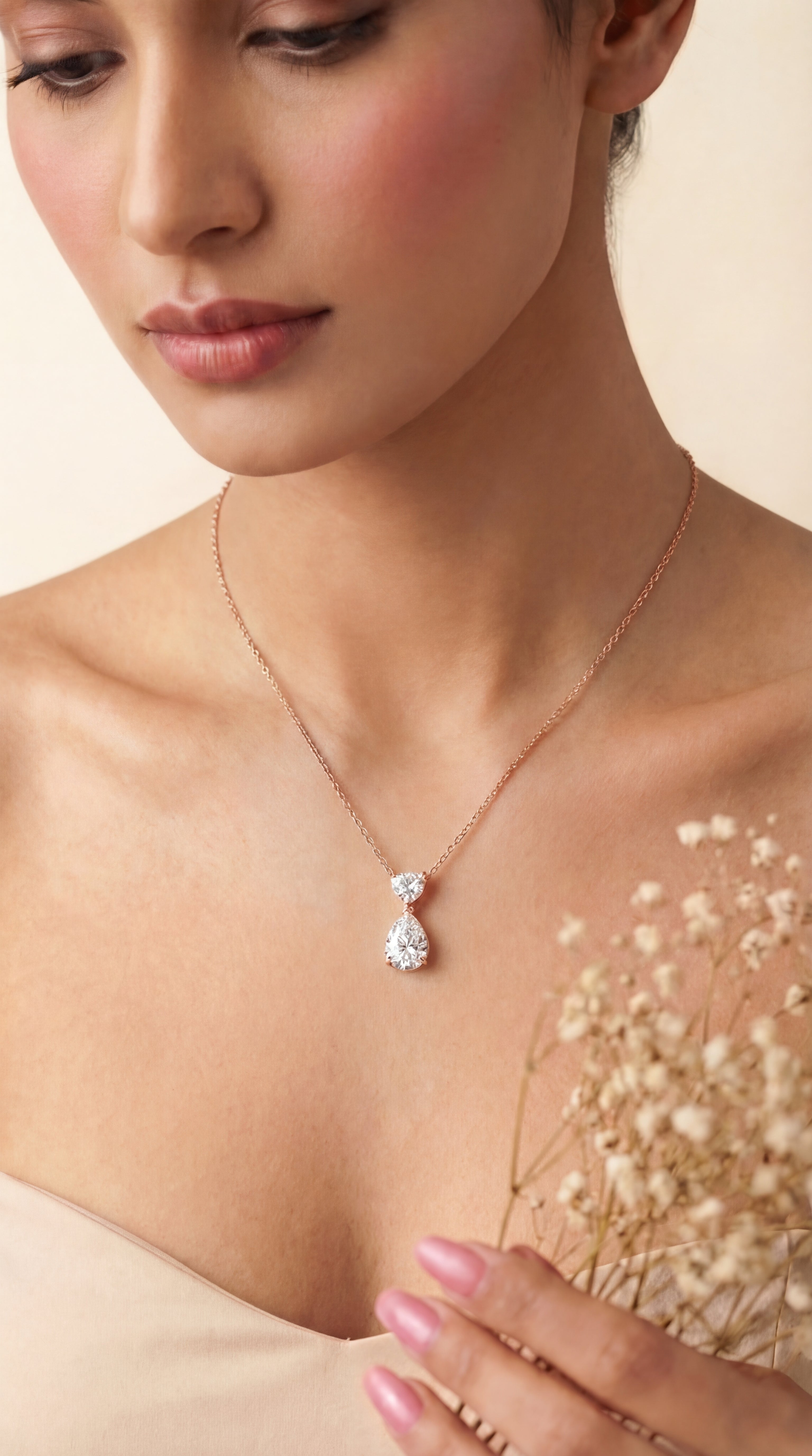 From Heart It Falls Necklace