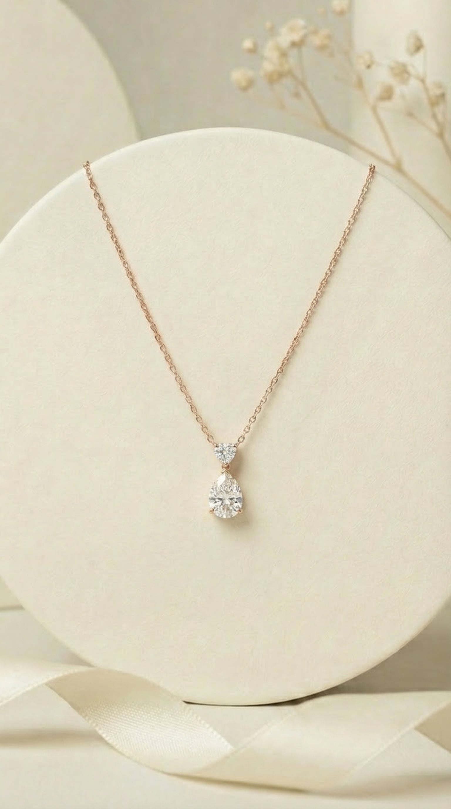 From Heart It Falls Necklace