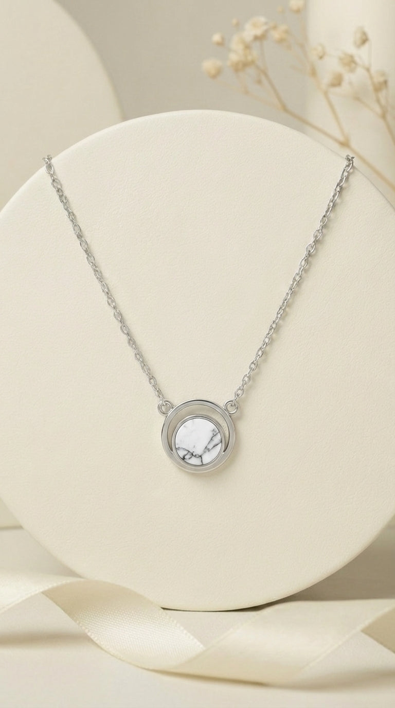 Touch of Marble Necklace
