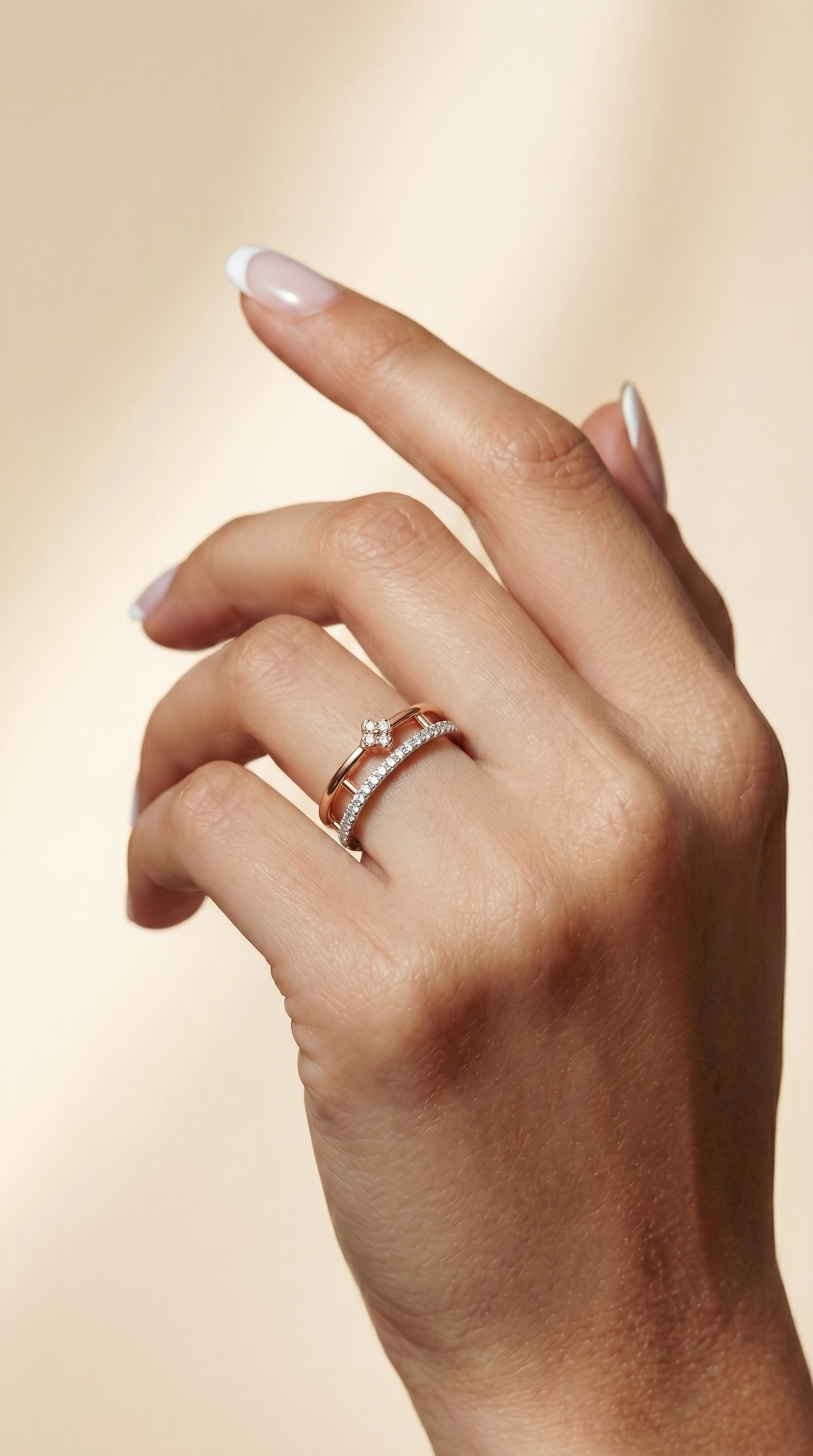 Blossoming Parallel Paths ring