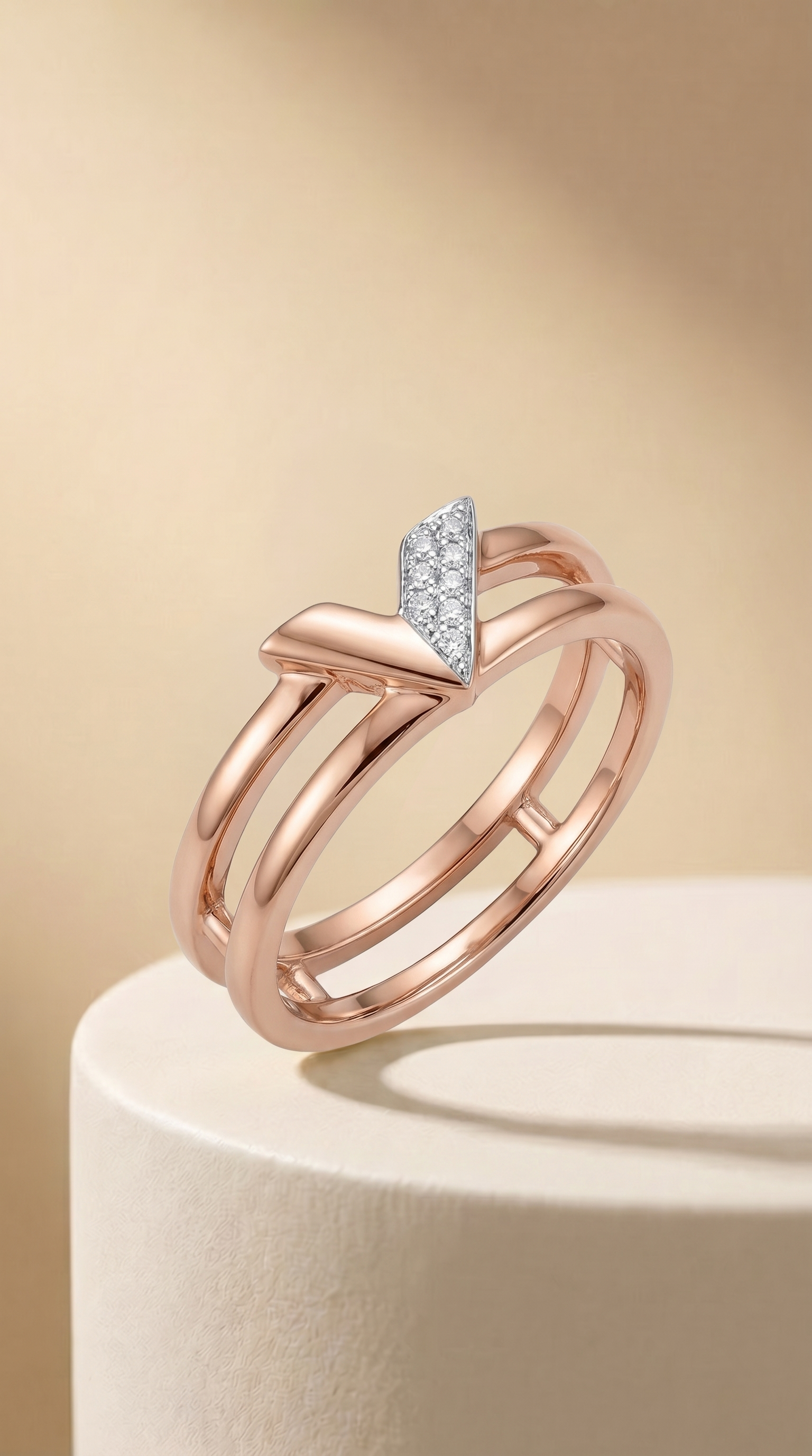 Whispering Arrow Parallel Ring