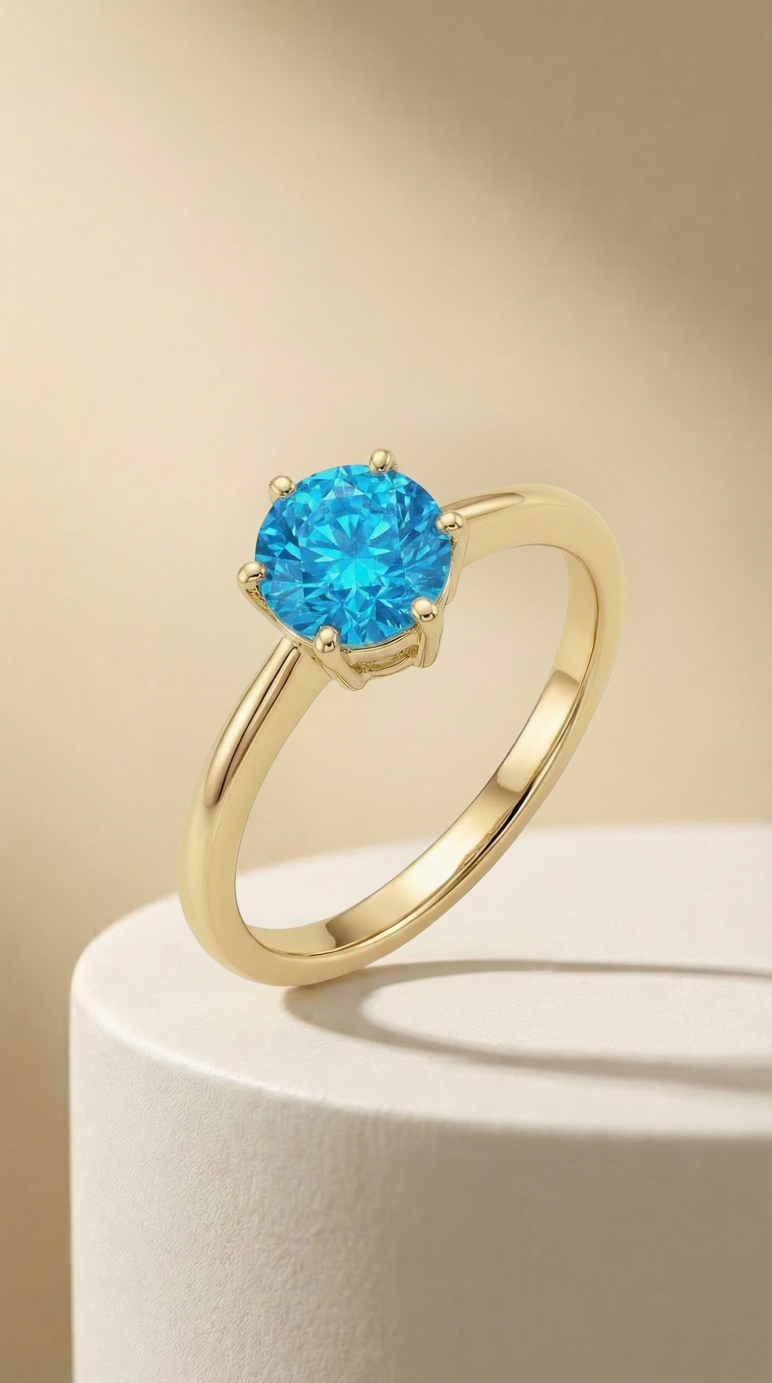 Ocean Vows Solitaire Ring