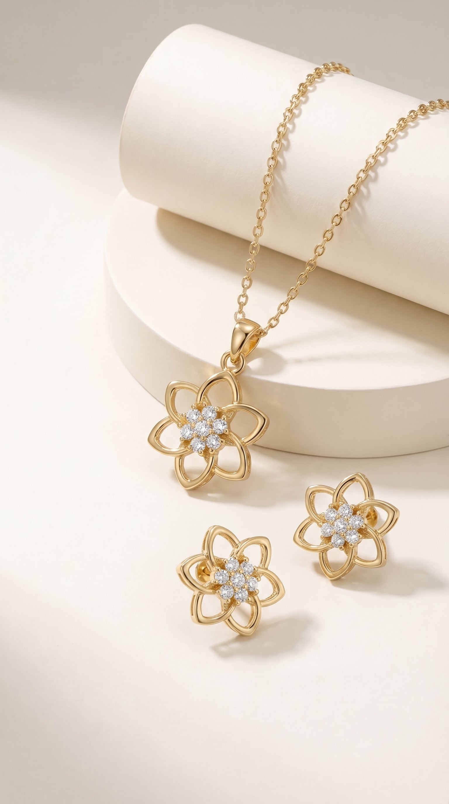 Golden Bloom Harmony Set