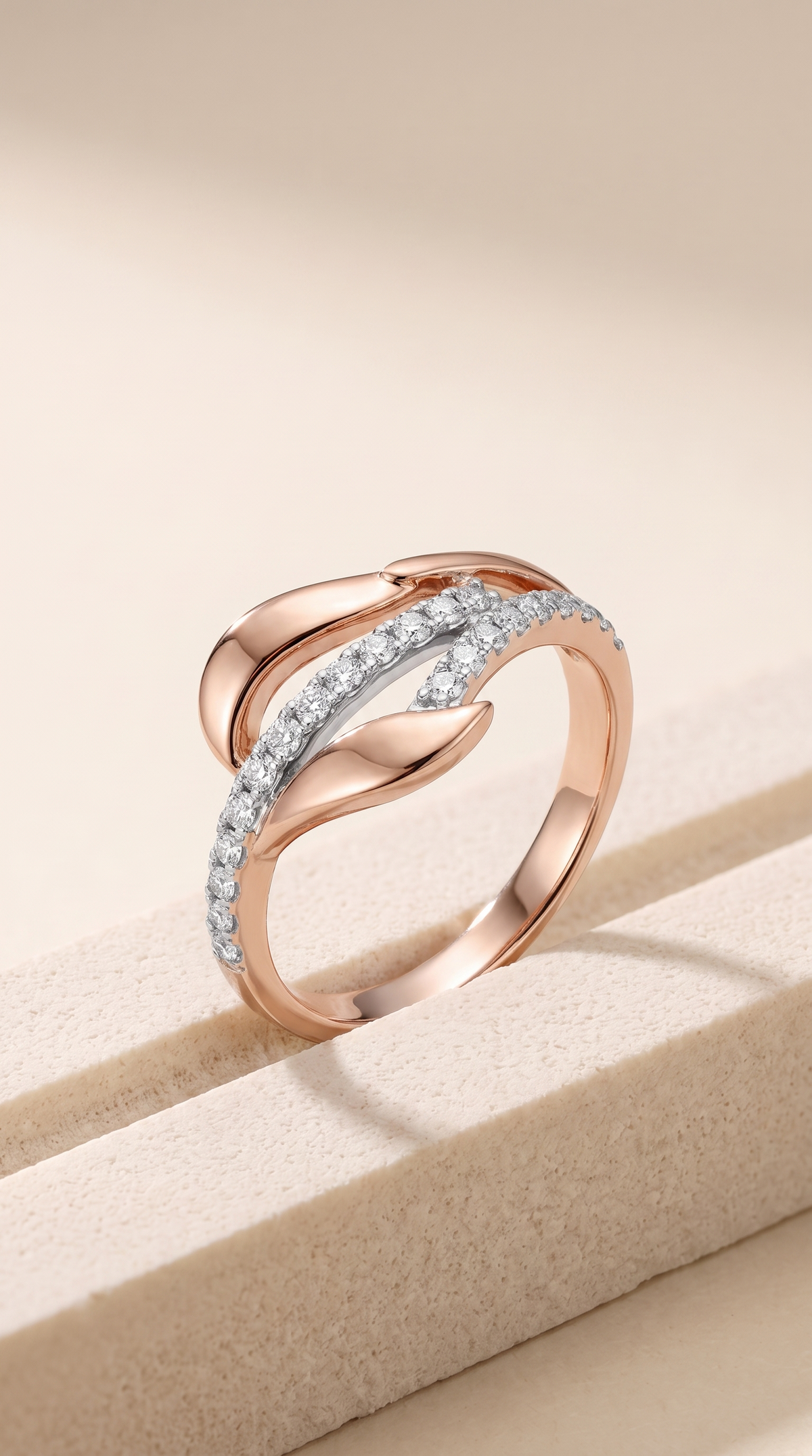 Whispering Rose Petal Ring