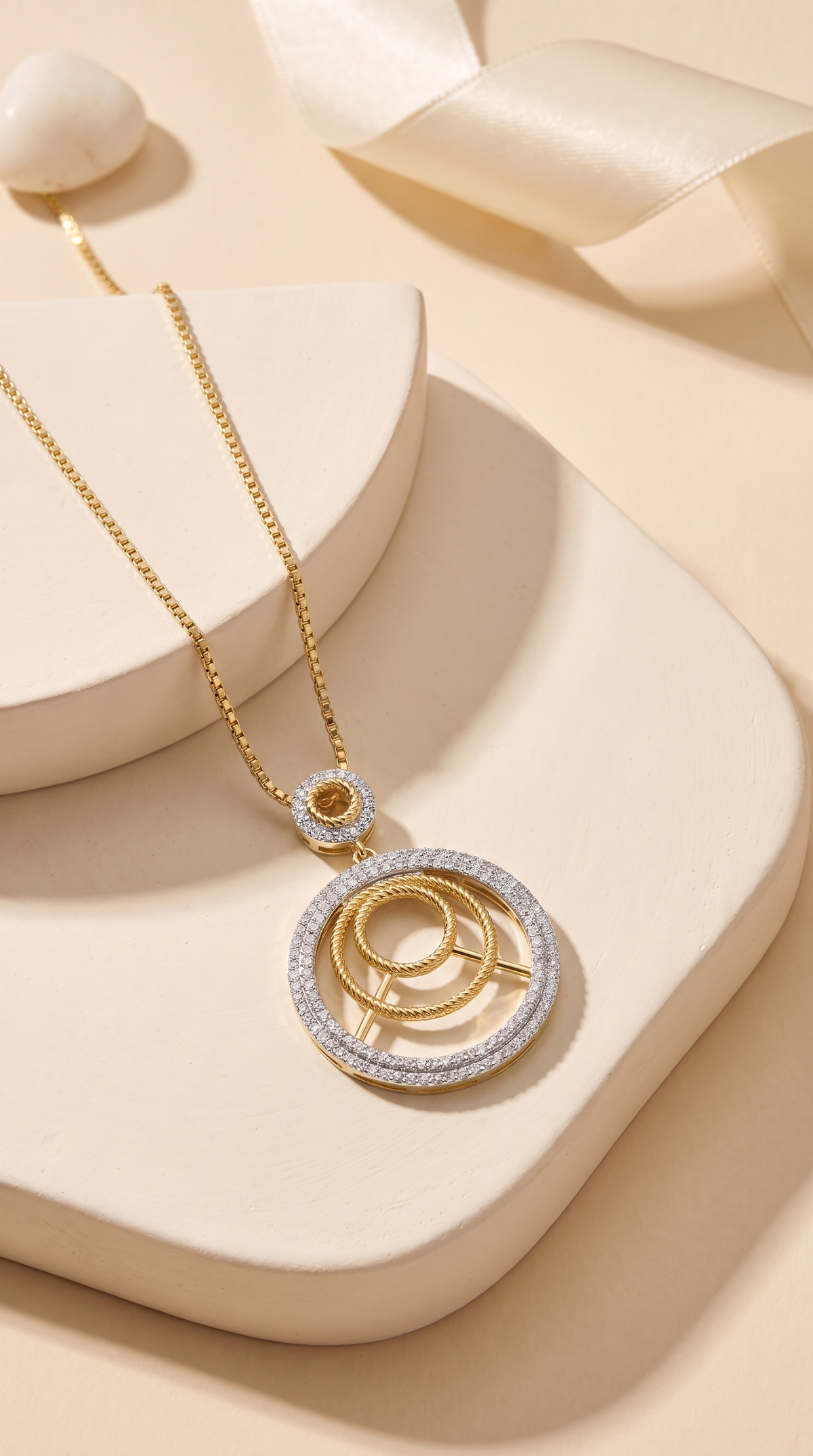 Celestial Concentric Harmony Pendant