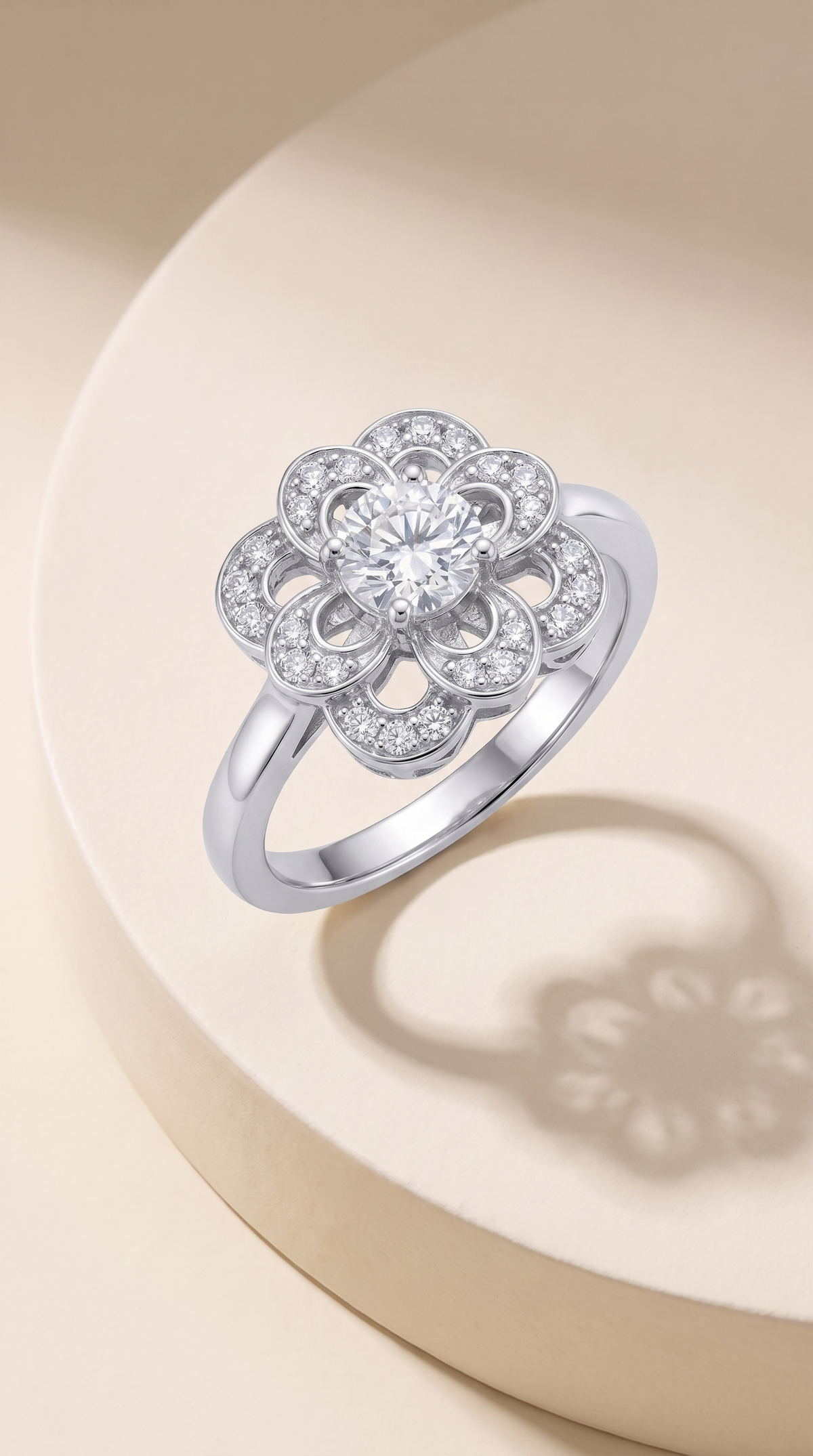Blossoming Radiance Statement Ring