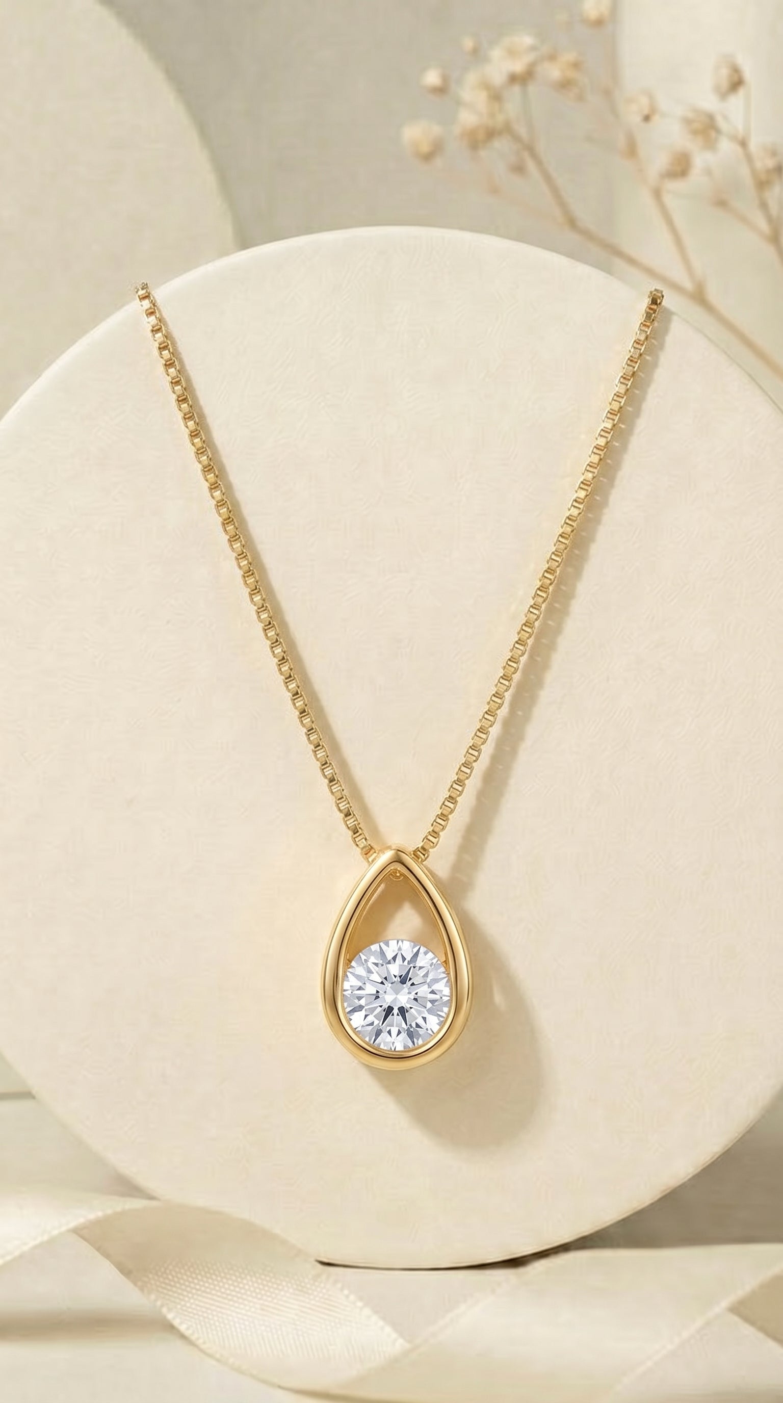 Golden Drop Necklace