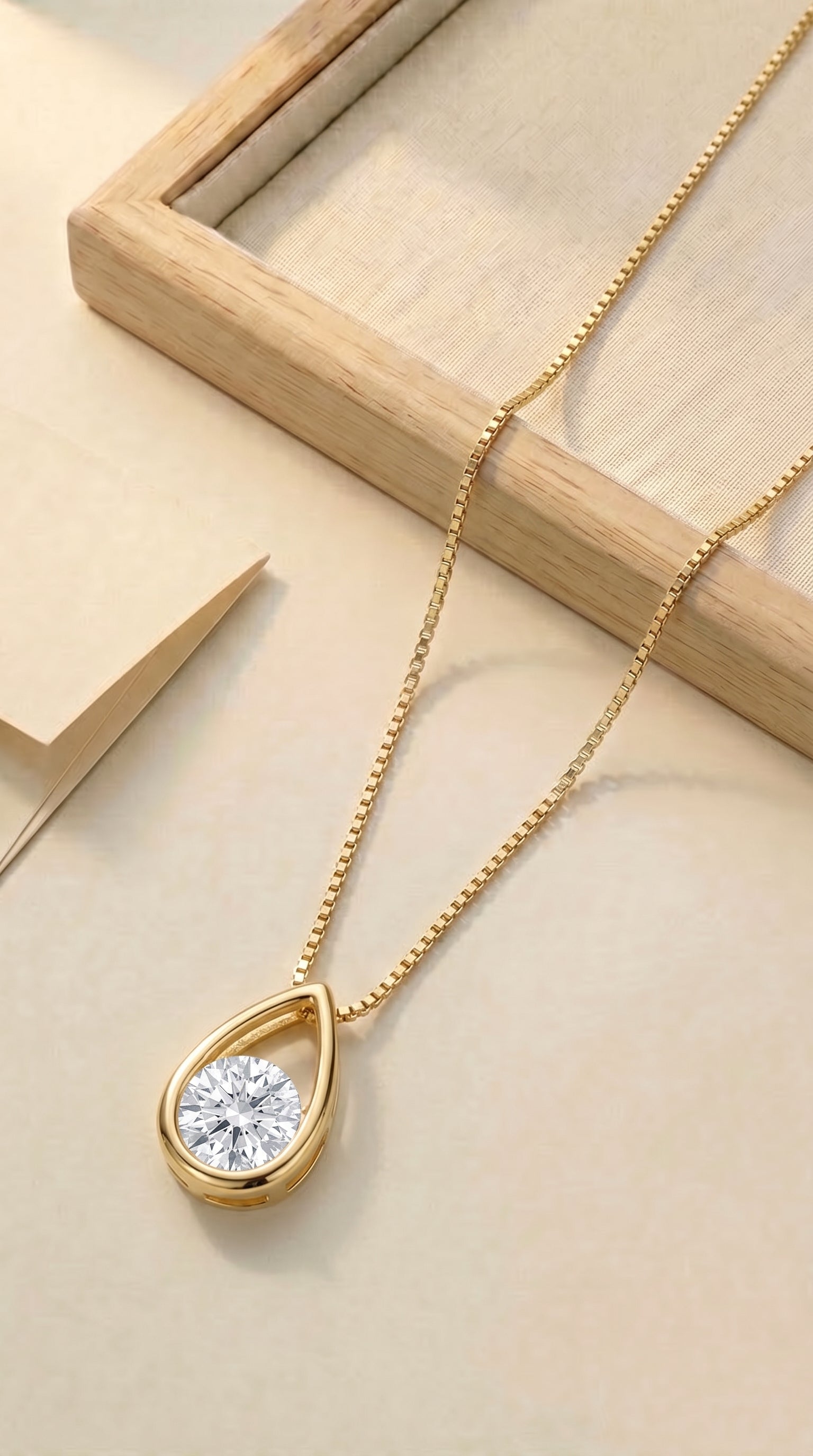 Golden Drop Necklace