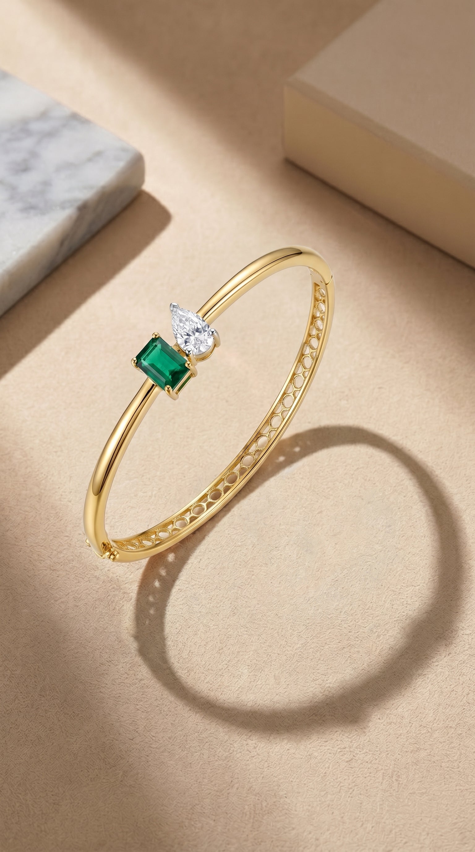 Everlasting Emerald Duo Bracelet