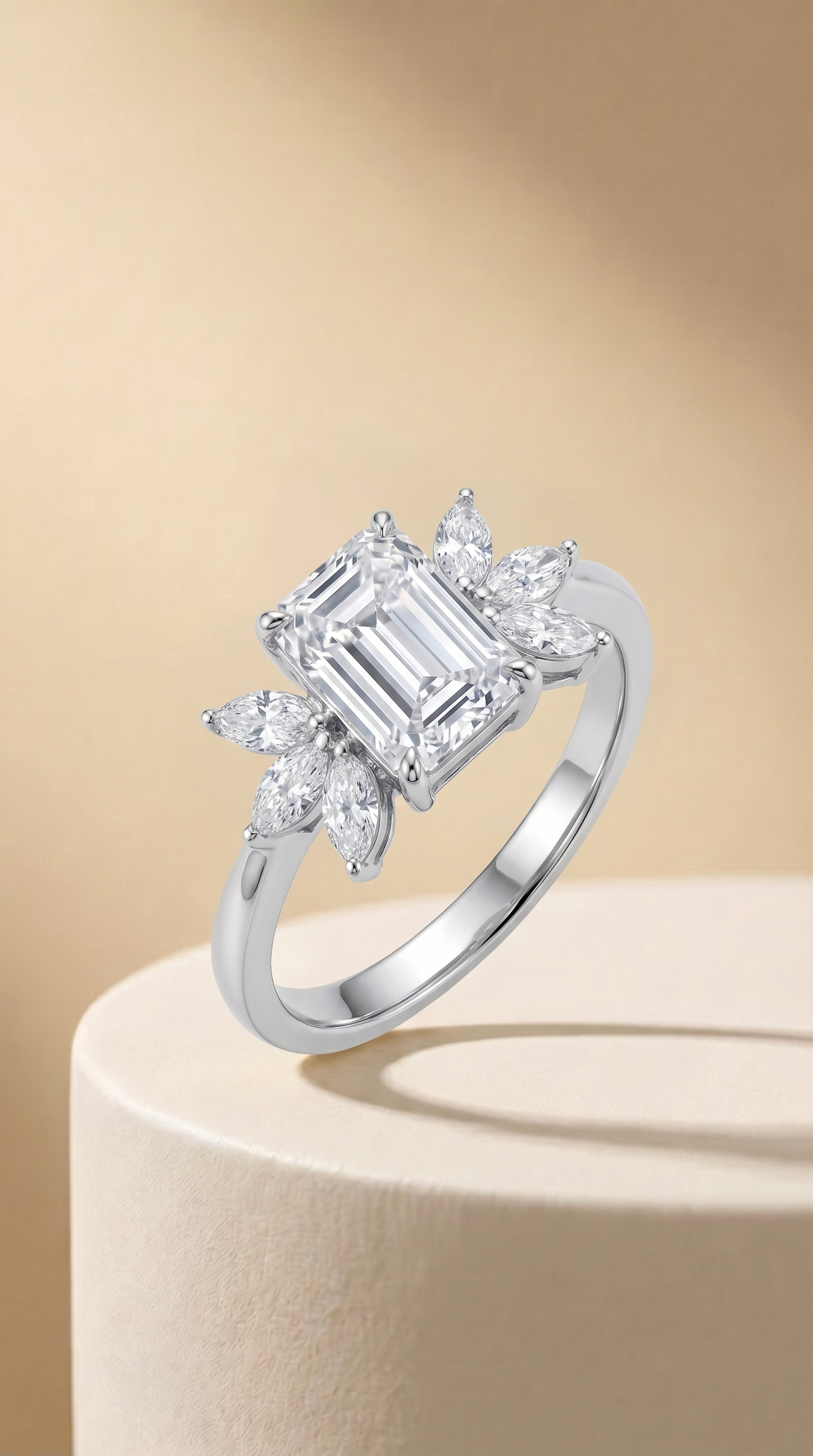 Majestic Emerald Cut Statement Ring