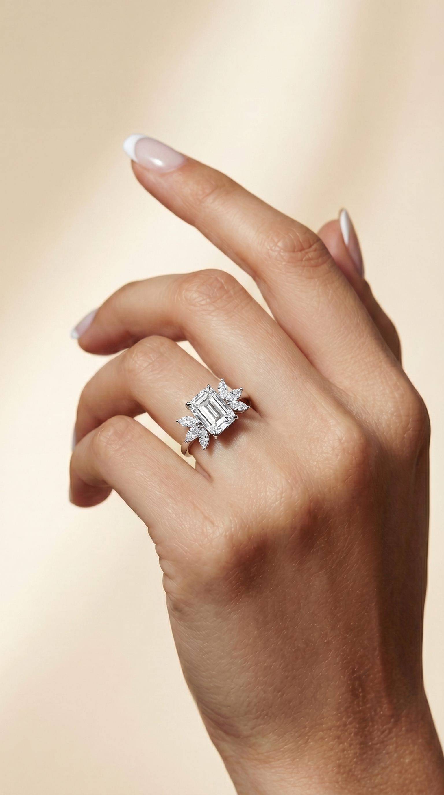 Majestic Emerald Cut Statement Ring